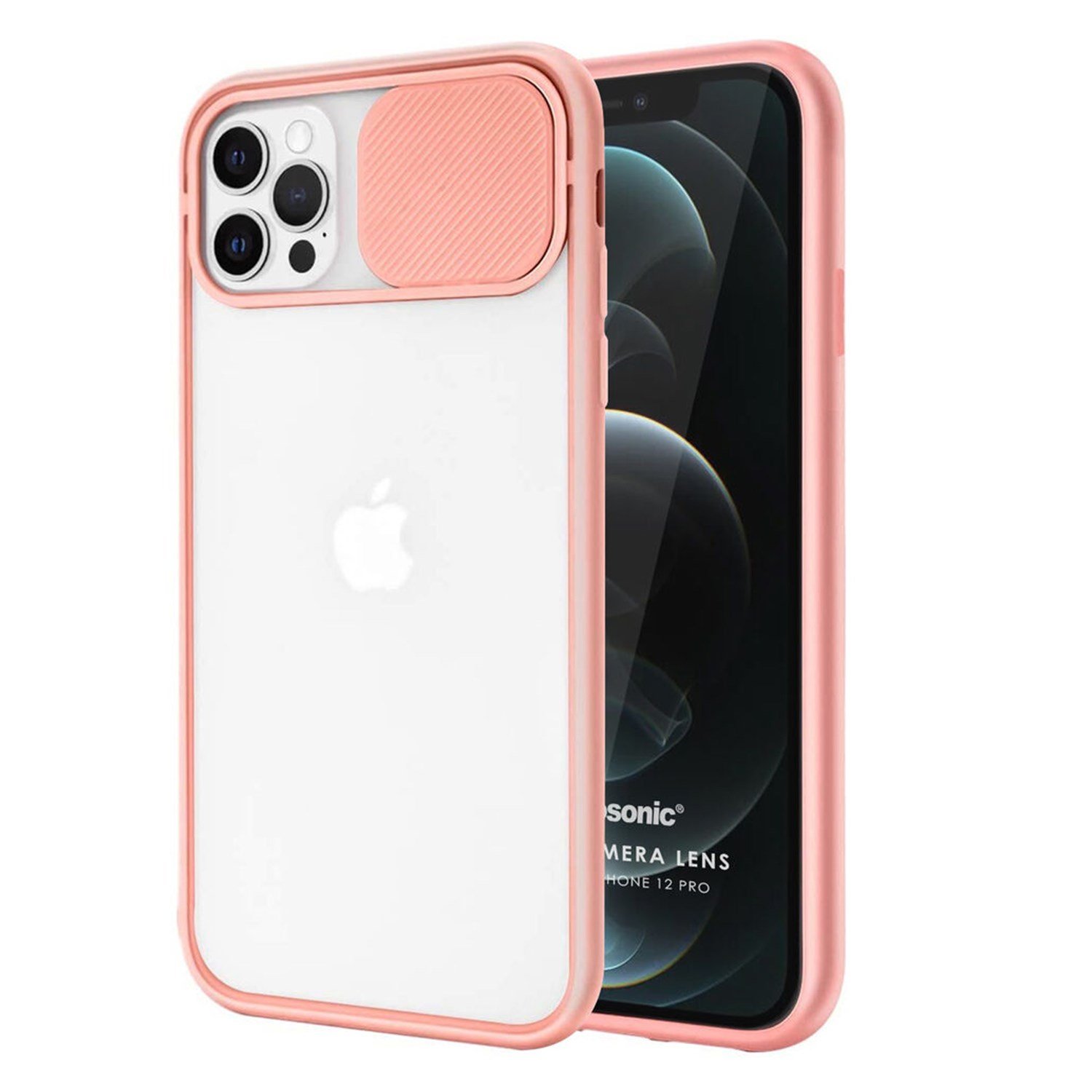 Nettech Apple iPhone 11 Pro Uyumlu Buzlu Kızaklı Kamera Korumalı Arka Koruma Kılıf NT-84571