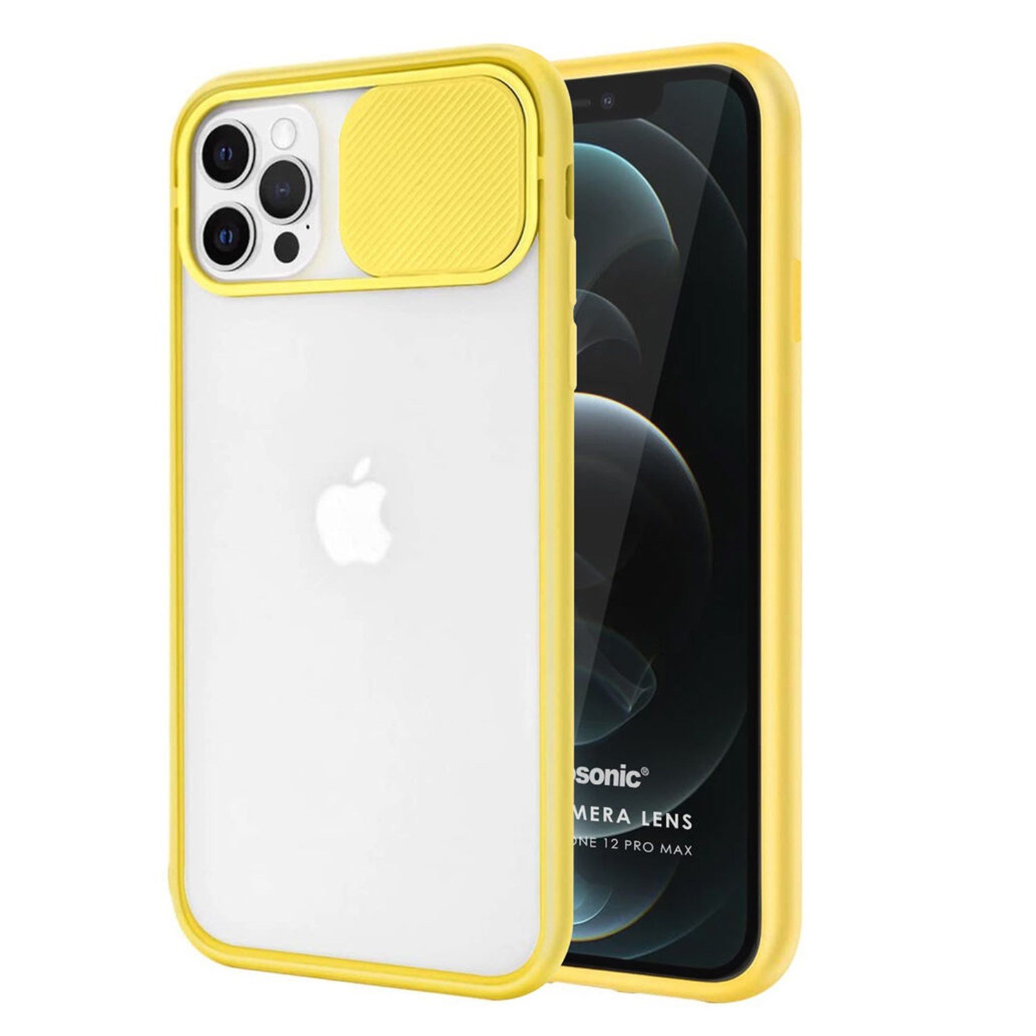 Nettech Apple iPhone 11 Pro Uyumlu Buzlu Kızaklı Kamera Korumalı Arka Koruma Kılıf NT-84571