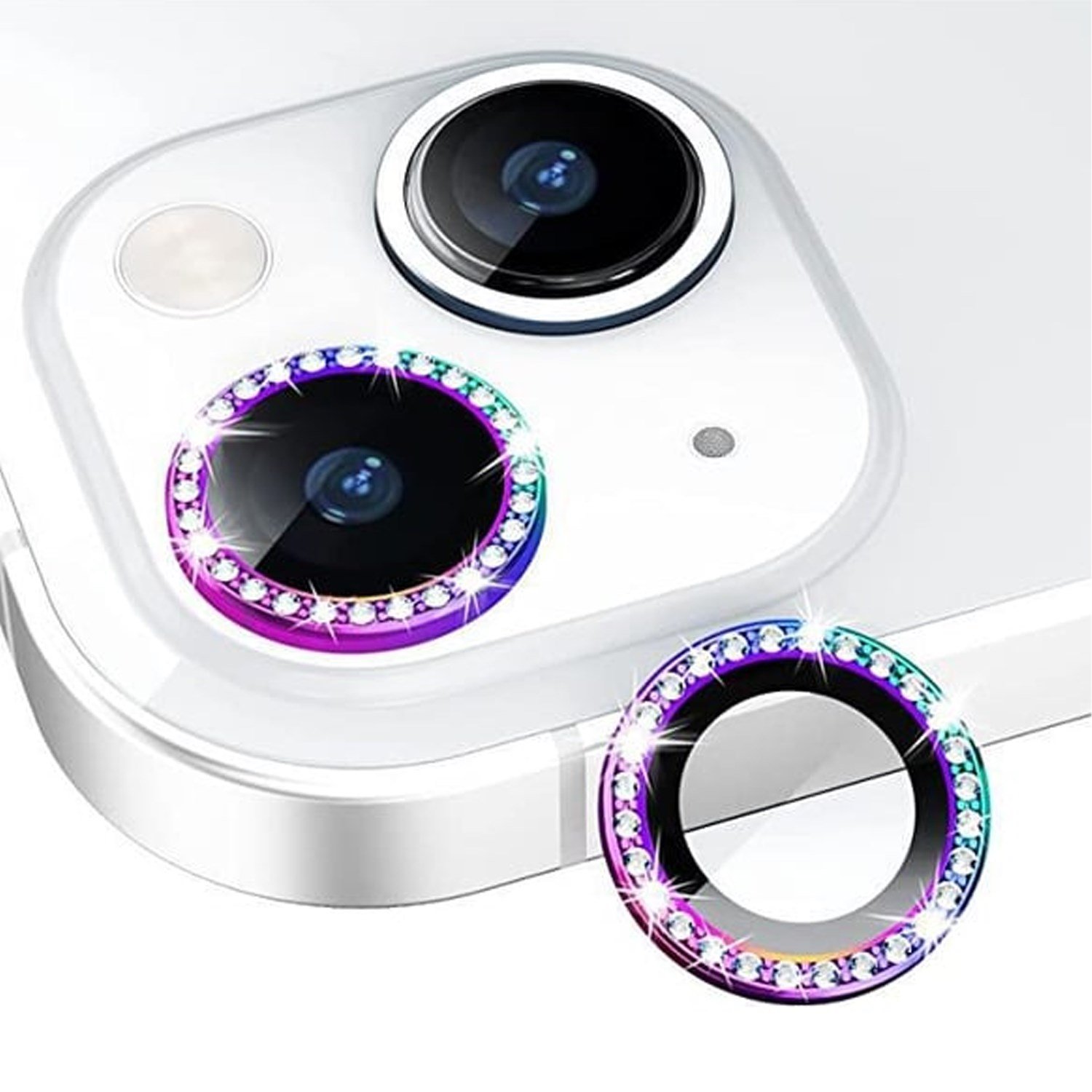 Nettech Apple iPhone 11 Pro Uyumlu Diamond Taşlı Model Kamera Cam Koruyucu NT-110751