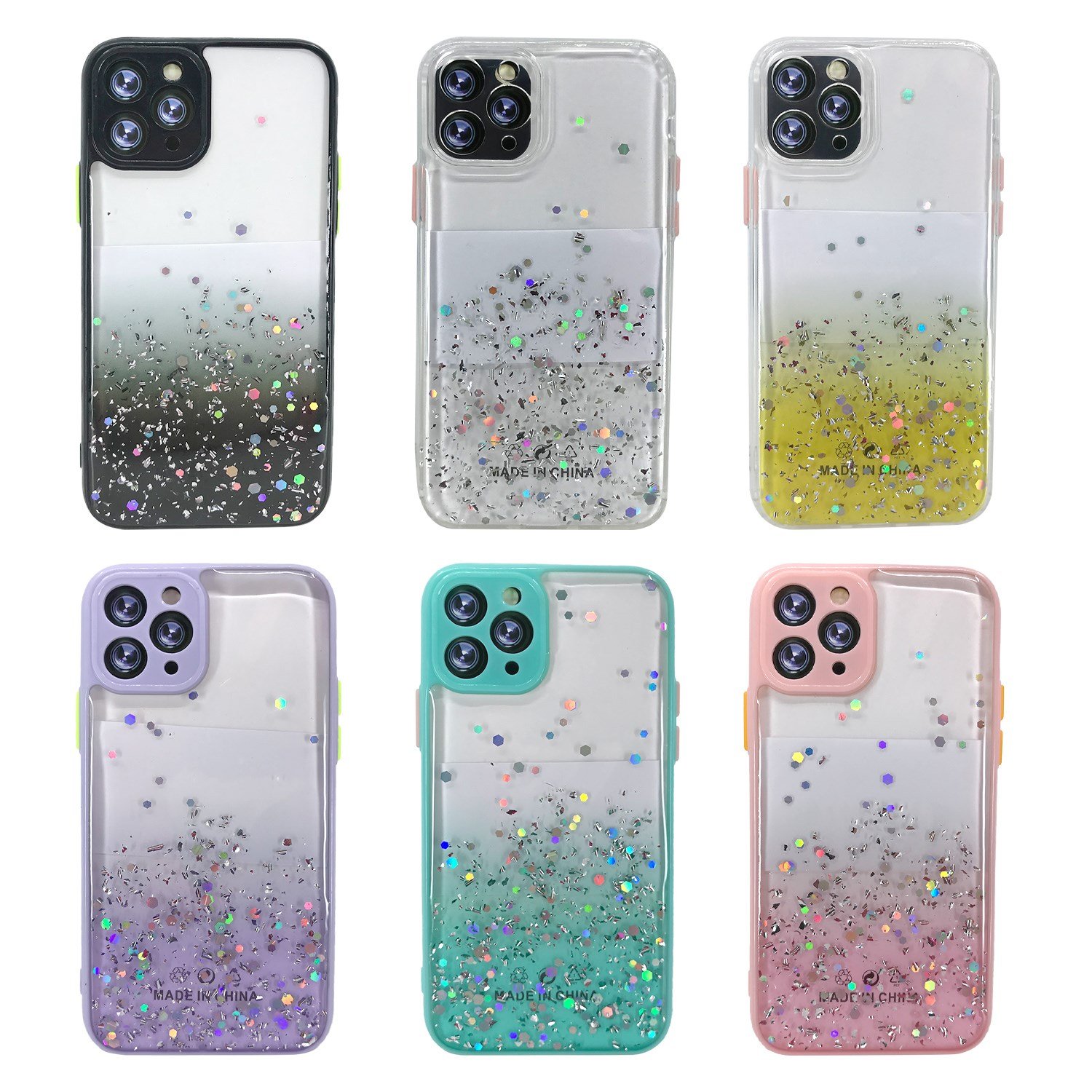 Nettech Apple iPhone 11 Pro Uyumlu Kamera Korumalı Simli Arka Koruma Kılıf NT-82952