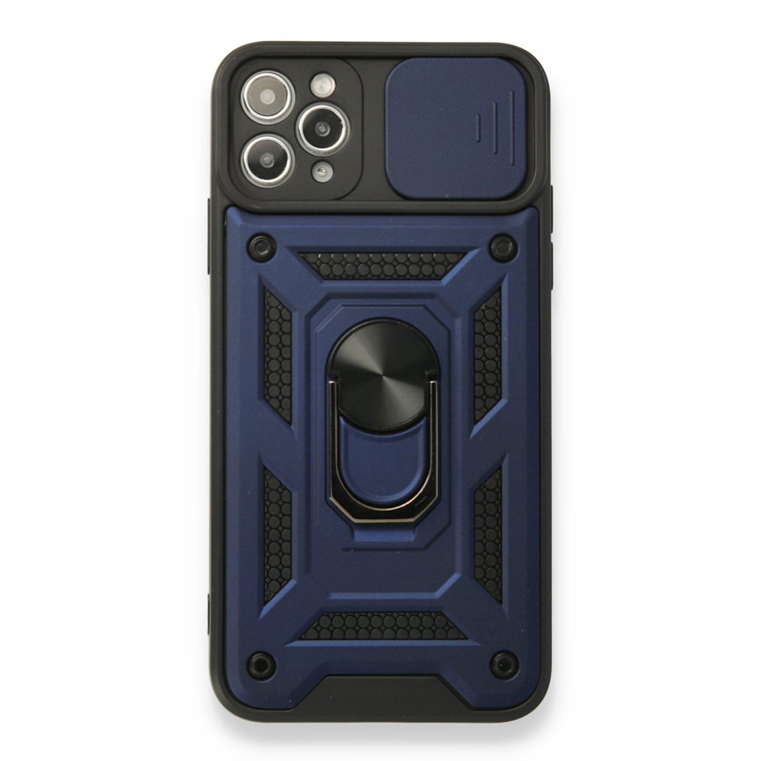 Nettech Apple iPhone 11 Pro Uyumlu Kızaklı Panzer Seri Arka Koruma Kılıf NT-86156