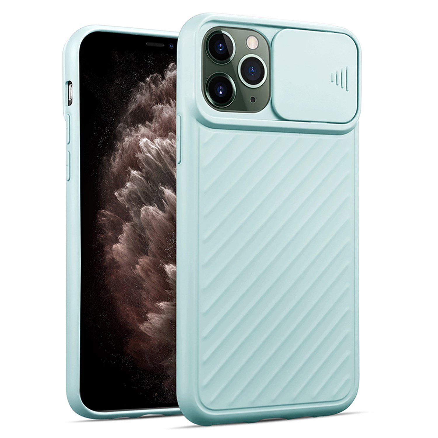 Nettech Apple iPhone 11 Pro Uyumlu Kızaklı Kamera Korumalı Arka Koruma Kılıf NT-82146