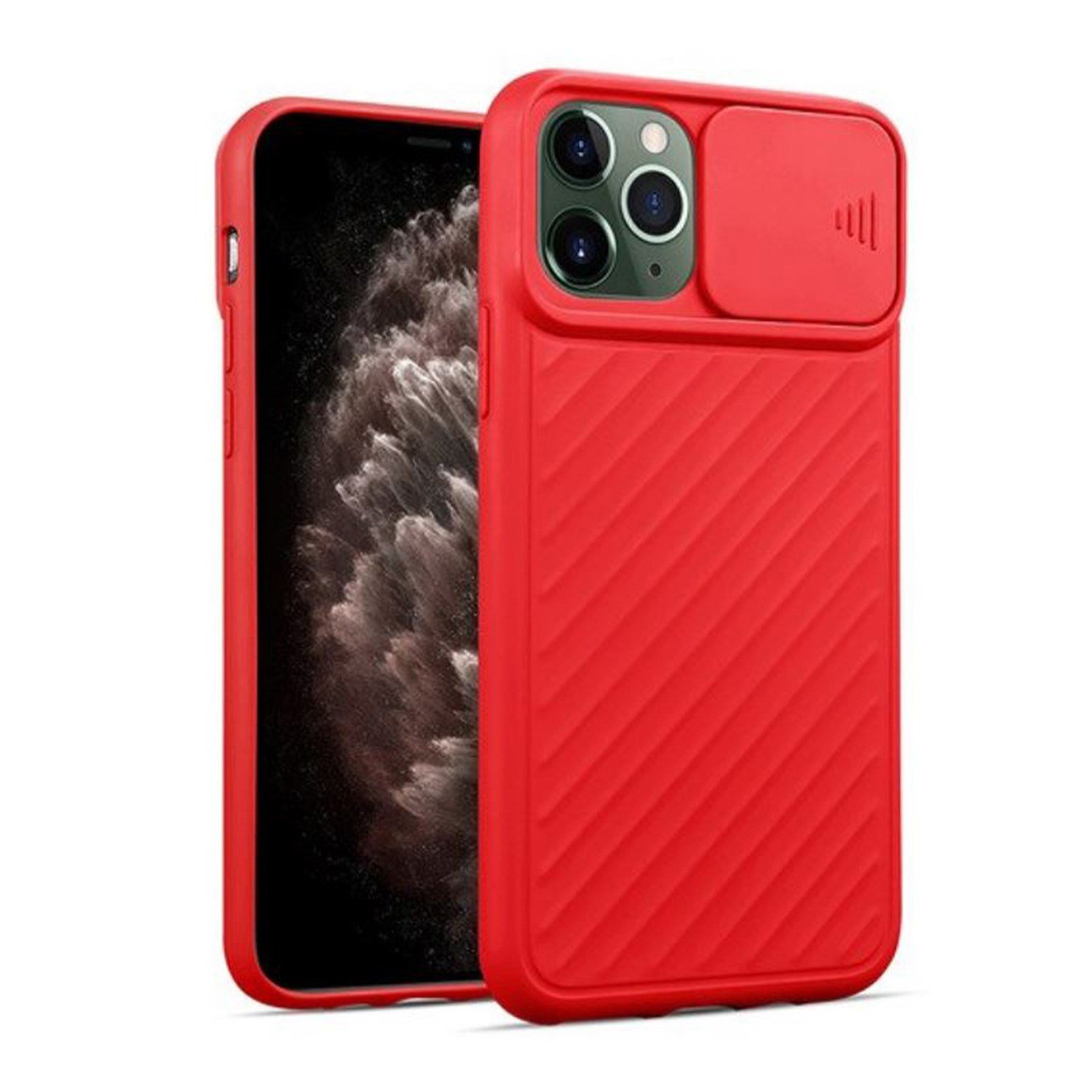 Nettech Apple iPhone 11 Pro Uyumlu Kızaklı Kamera Korumalı Arka Koruma Kılıf NT-82146