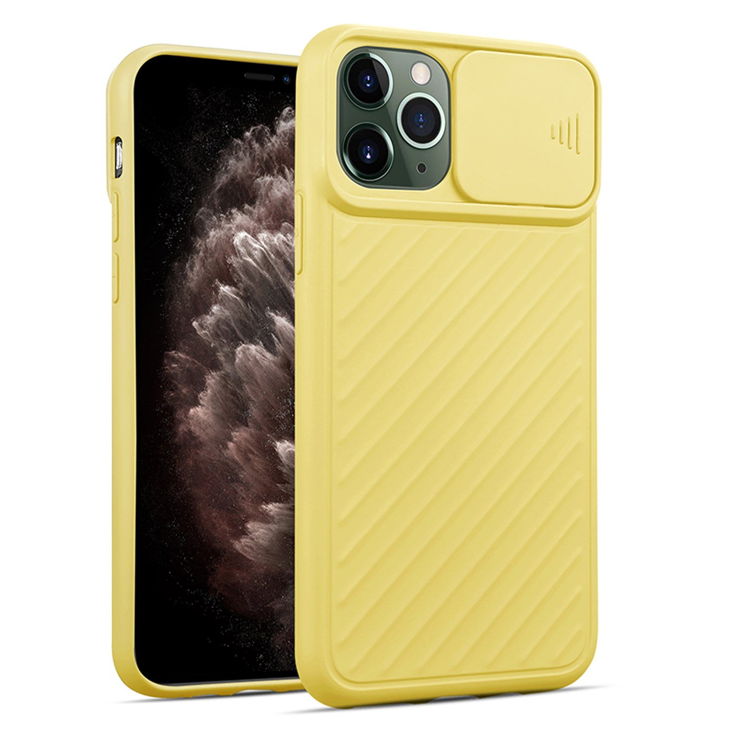 Nettech Apple iPhone 11 Pro Uyumlu Kızaklı Kamera Korumalı Arka Koruma Kılıf NT-82146