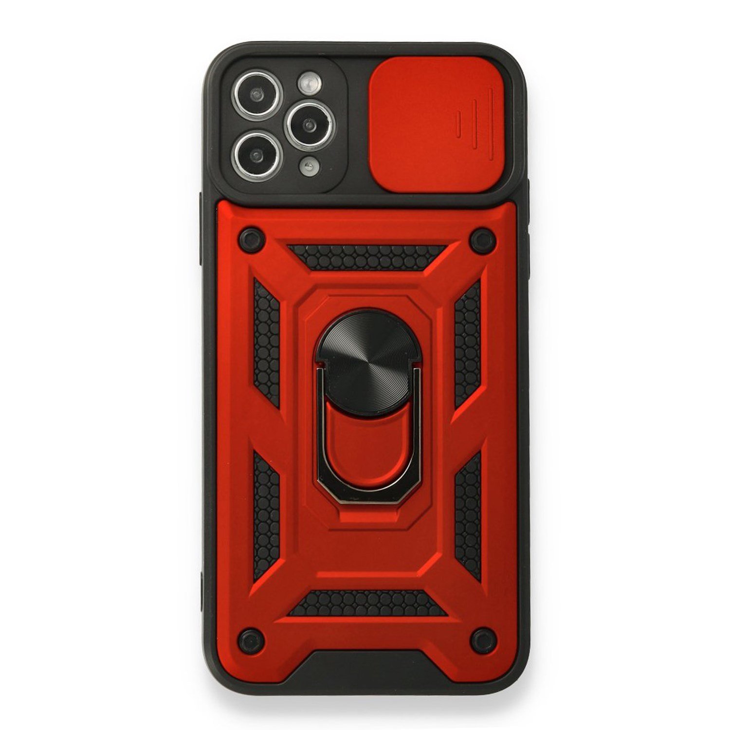 Nettech Apple iPhone 11 Pro Uyumlu Kızaklı Panzer Seri Arka Koruma Kılıf NT-86156