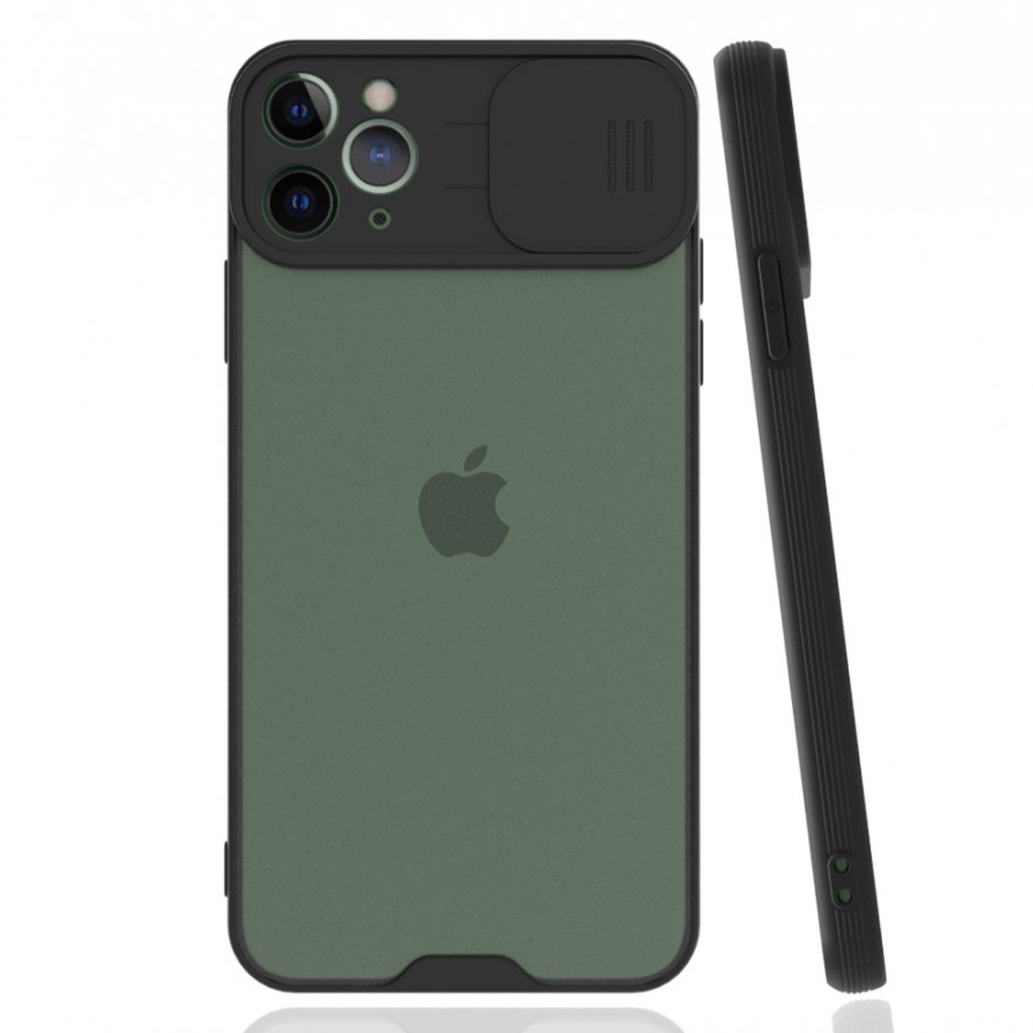 Nettech Apple iPhone 11 Pro Uyumlu Platin Kamera Kızaklı Arka Koruma Kılıf NT-84728