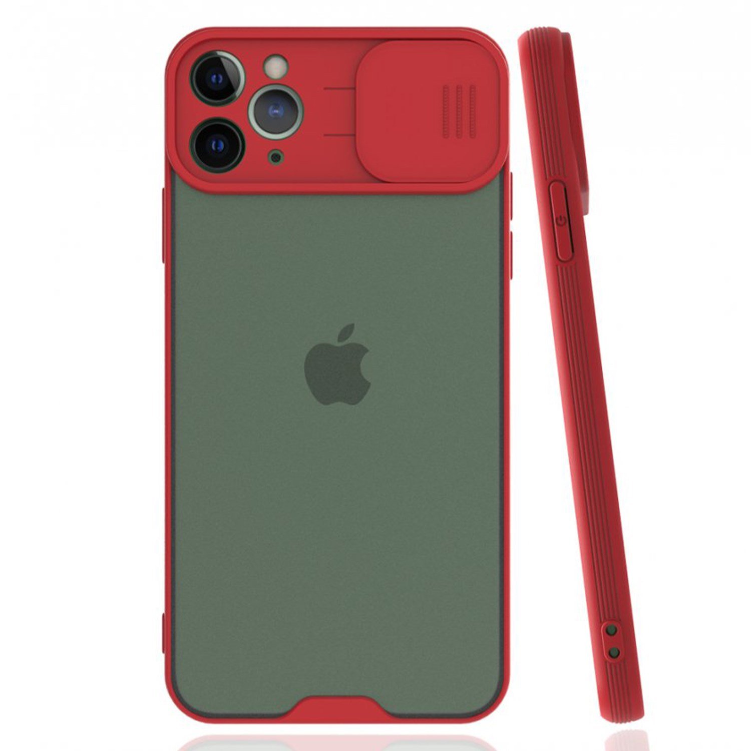 Nettech Apple iPhone 11 Pro Uyumlu Platin Kamera Kızaklı Arka Koruma Kılıf NT-84728