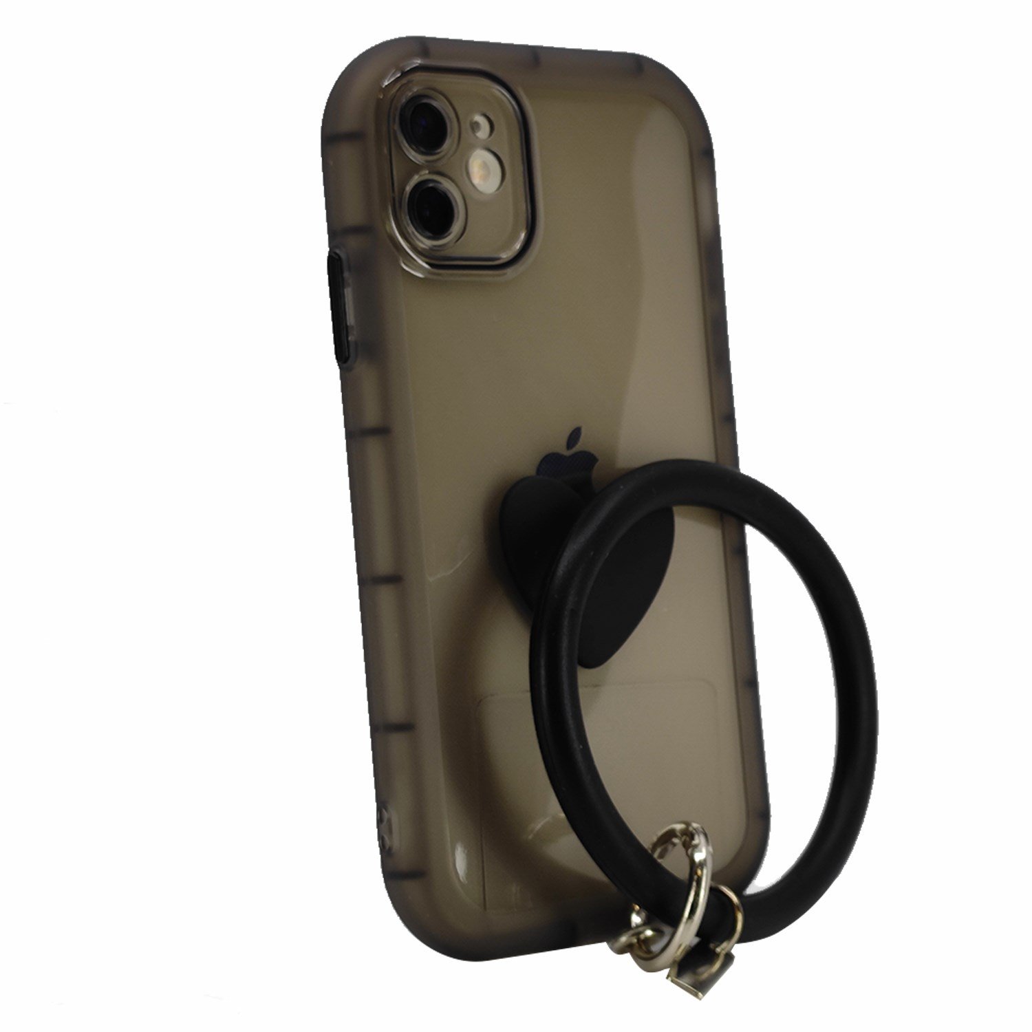Nettech Apple iPhone 11 Uyumlu Halka Bilekli Şeffaf Seri Arka Koruma Kılıf NT-97189