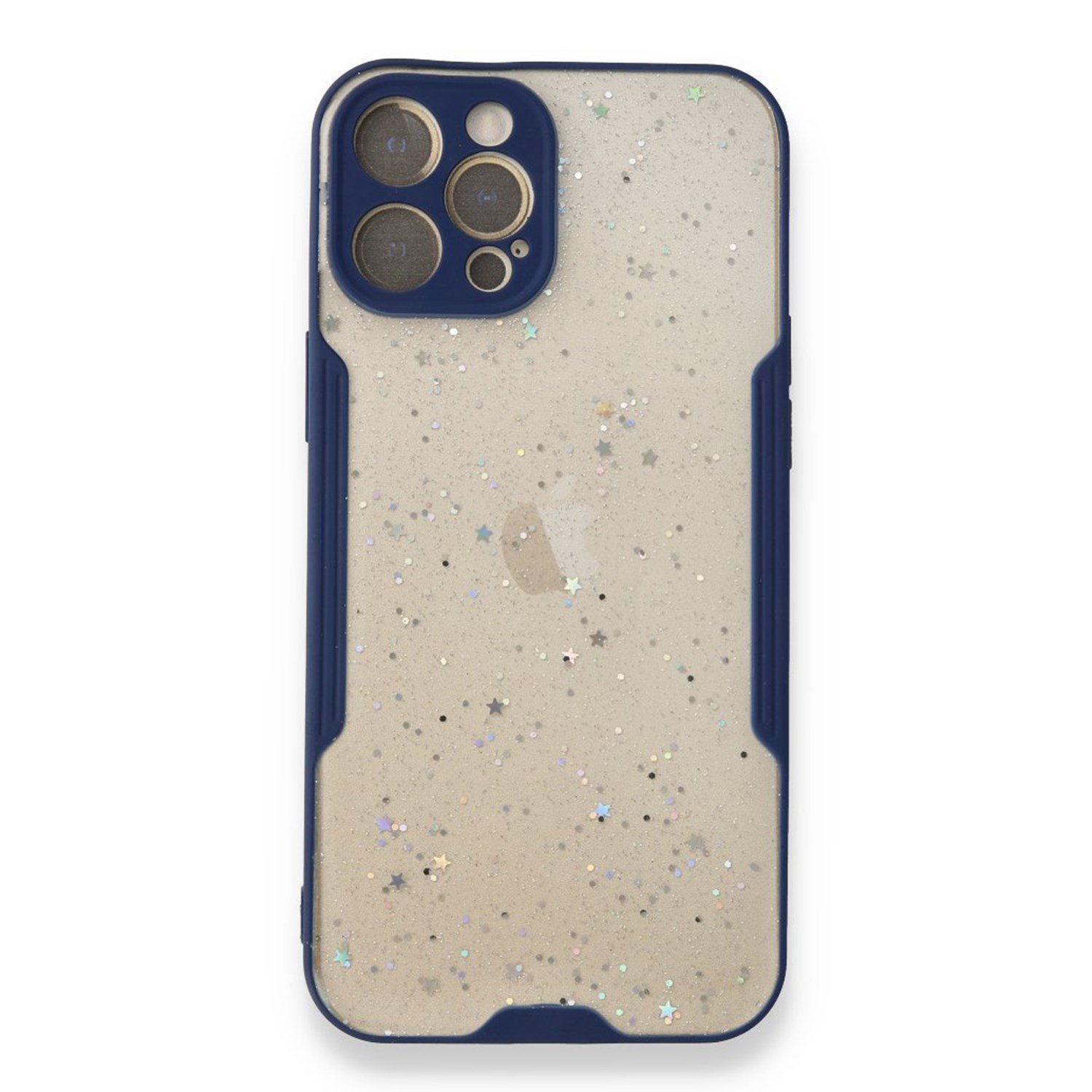Nettech Apple iPhone 12 Pro Max Uyumlu Platin Simli Arka Koruma Kılıf NT-89591