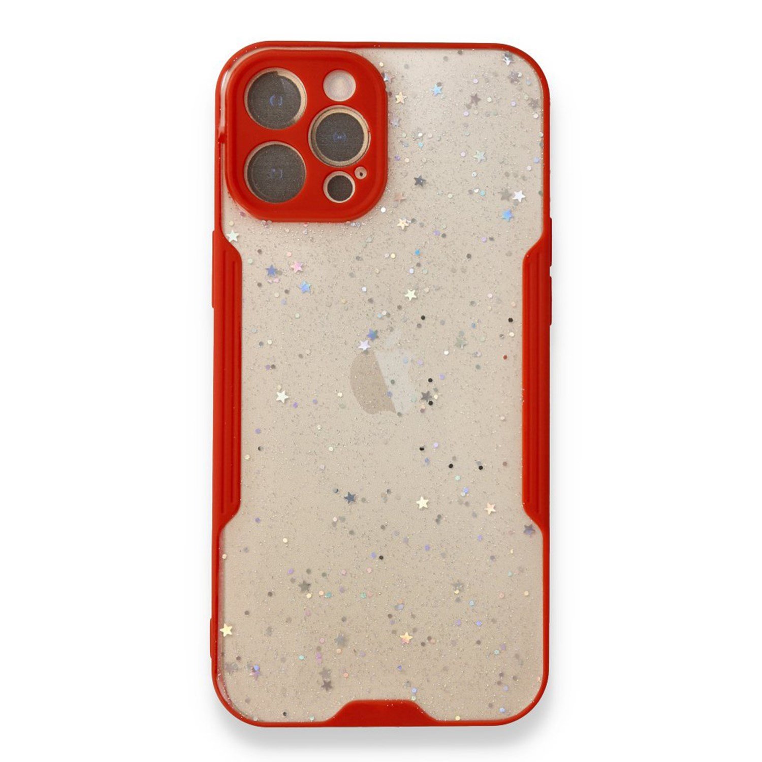 Nettech Apple iPhone 12 Pro Max Uyumlu Platin Simli Arka Koruma Kılıf NT-89591