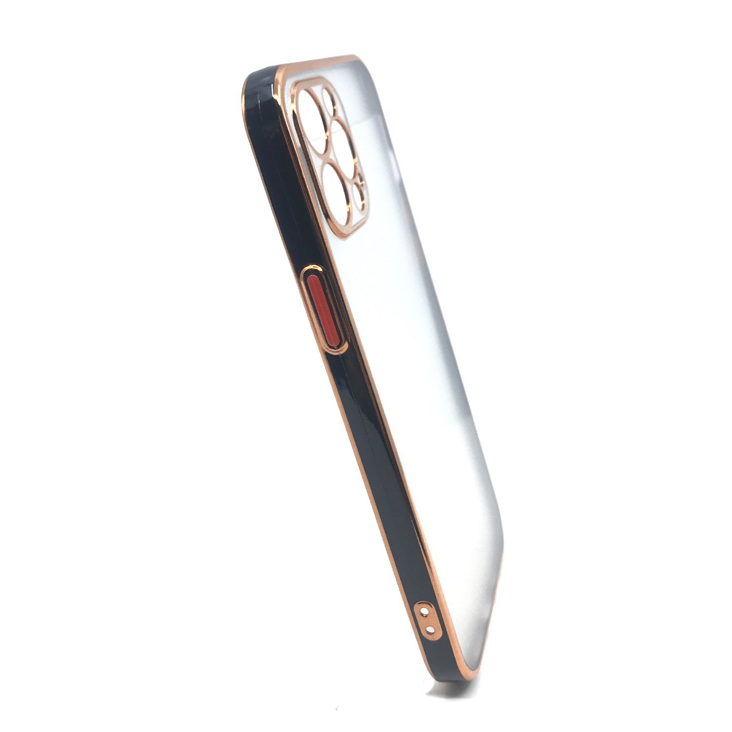 Nettech Apple iPhone 12 Pro Max Uyumlu Renkli Kenar Zone Seri Arka Koruma Kılıf NT-89779