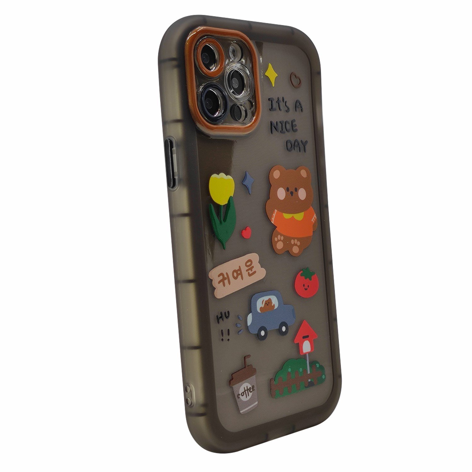 Nettech Apple iPhone 12 Pro Max Uyumlu Gif Seri Arka Koruma Kılıf NT-97250