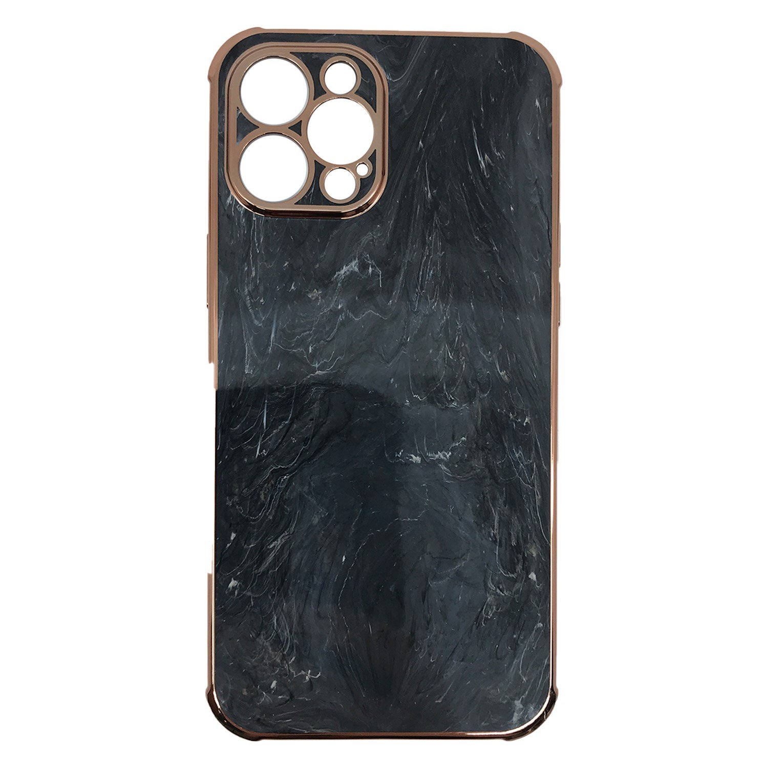 Nettech Apple iPhone 12 Pro Max Uyumlu Mermer Desenli Arka Koruma Kılıf NT-90052