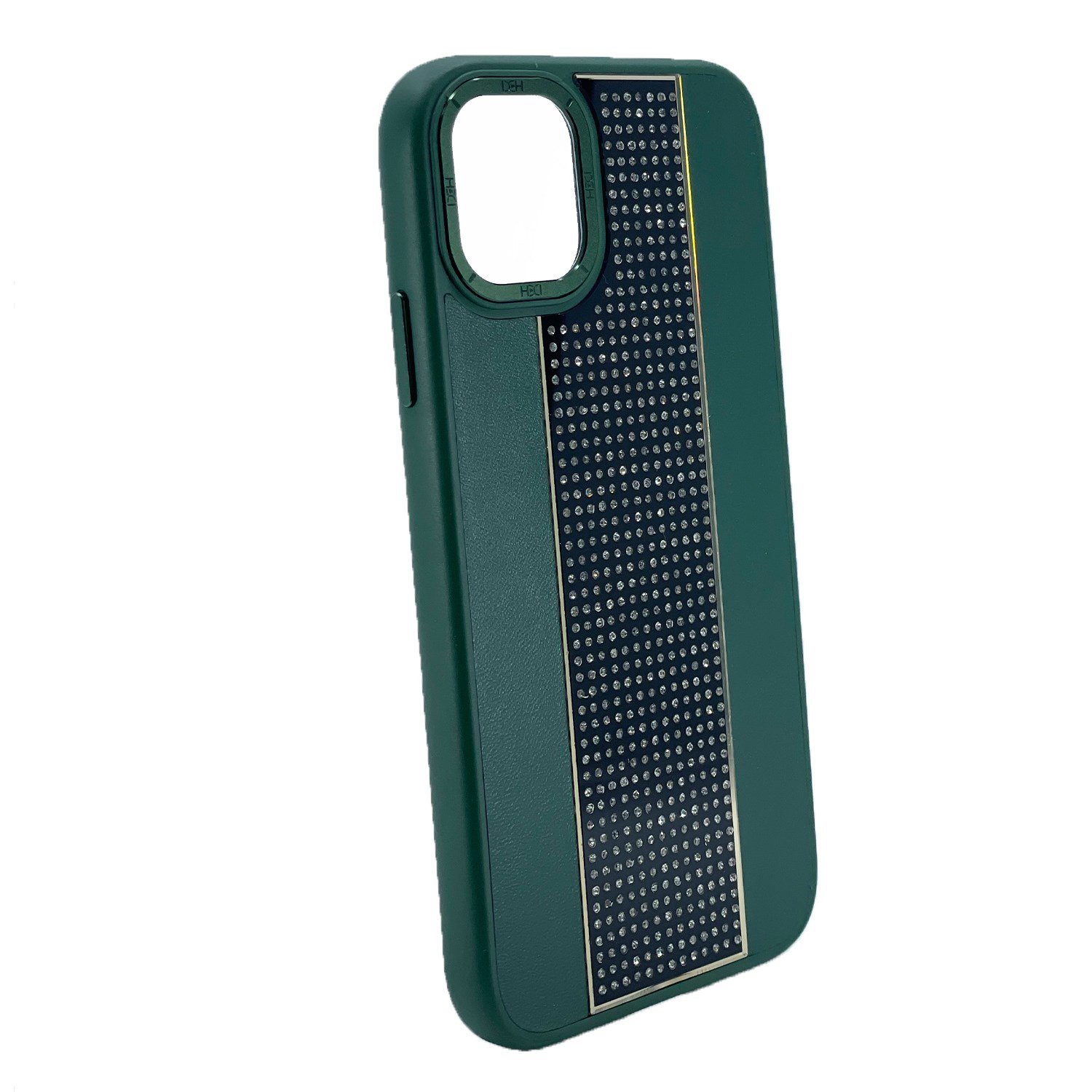 Nettech Apple iPhone 12 Pro Max Uyumlu Taşlı Deri Seri Arka Koruma Kılıf NT-101464