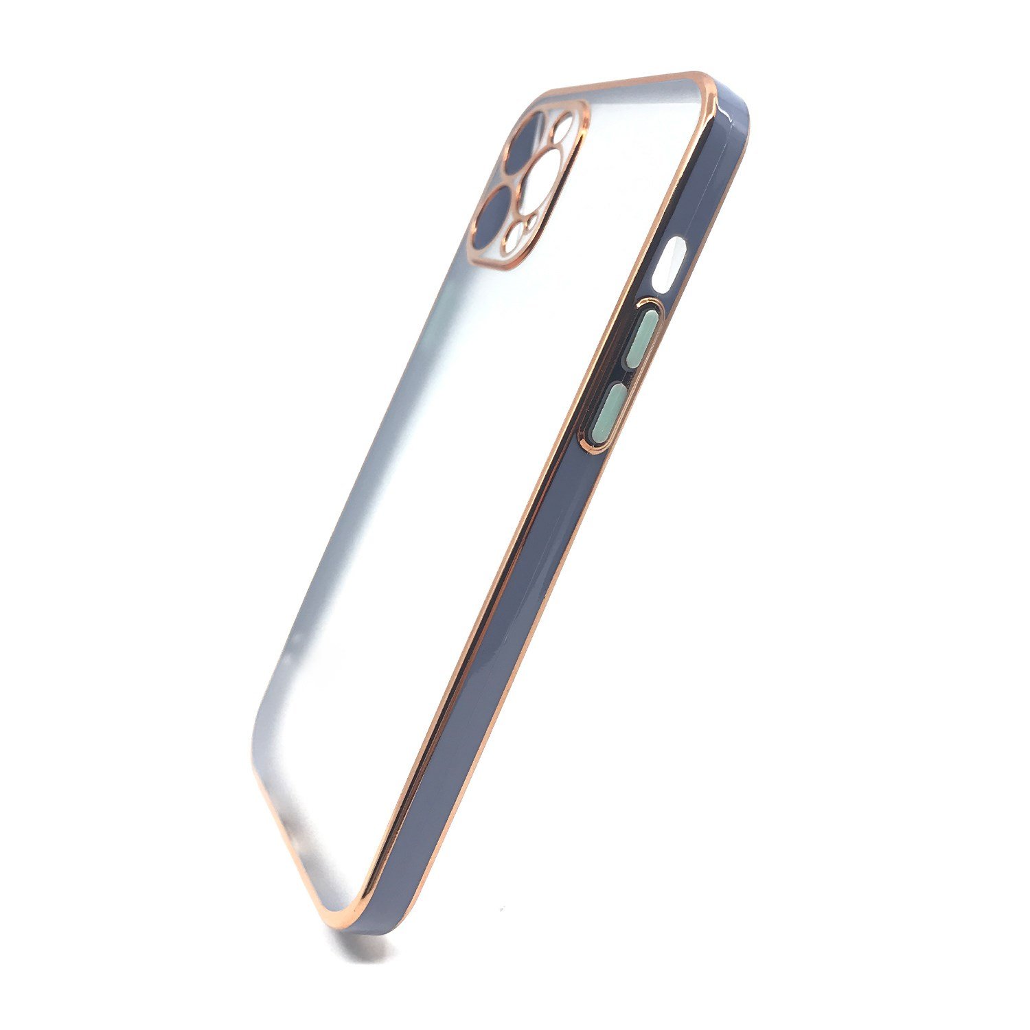 Nettech Apple iPhone 12 Pro Max Uyumlu Renkli Kenar Zone Seri Arka Koruma Kılıf NT-89779