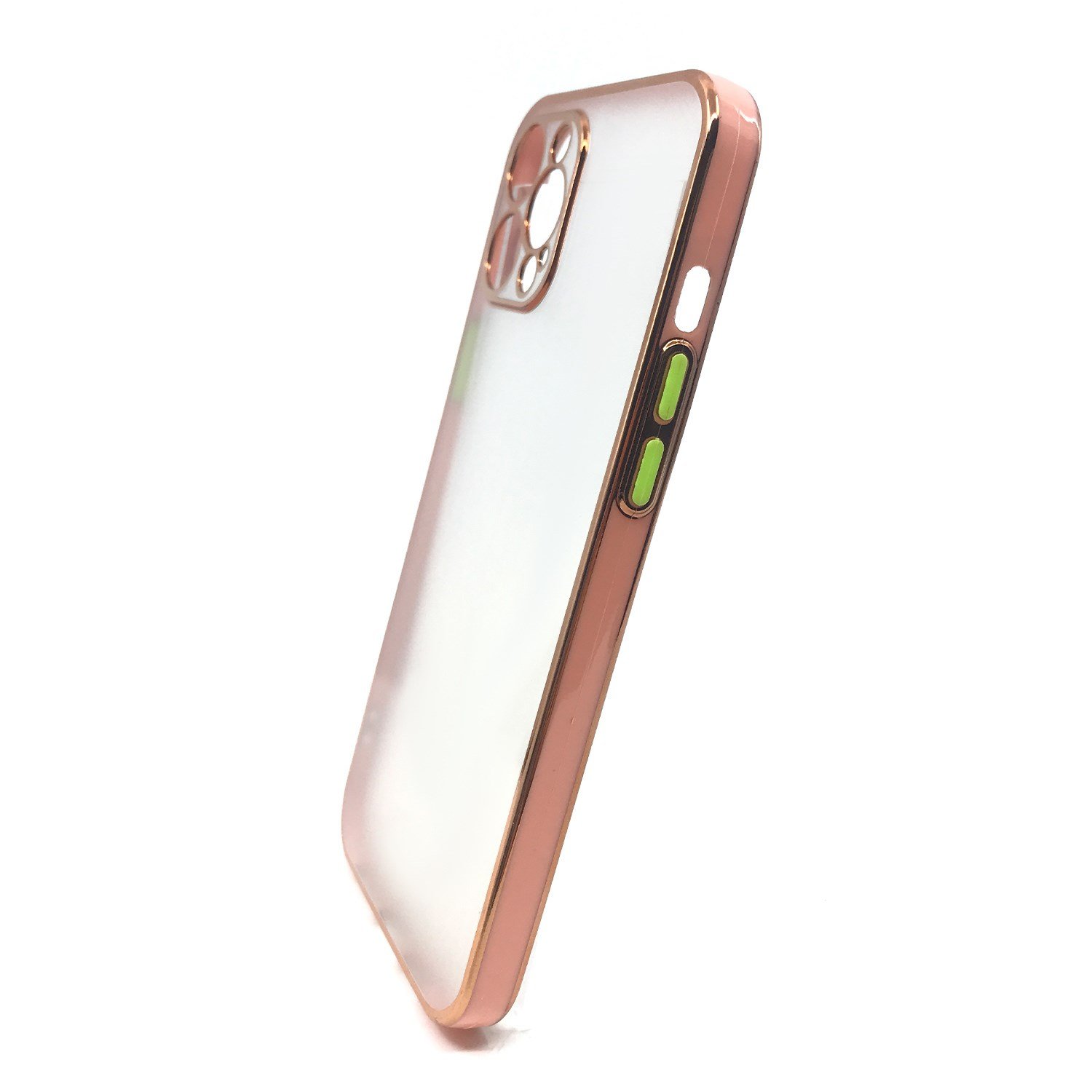 Nettech Apple iPhone 12 Pro Max Uyumlu Renkli Kenar Zone Seri Arka Koruma Kılıf NT-89779