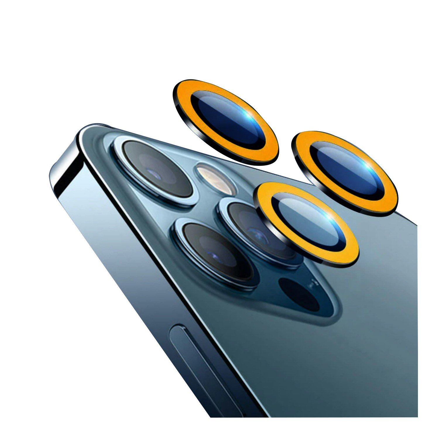 Nettech Apple iPhone 12 Pro Max Uyumlu FosFor Seri Kamera Cam Koruyucu NT-95772