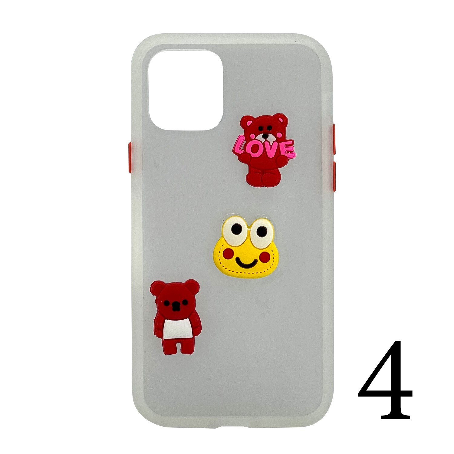 Nettech Apple iPhone 12 Pro Max Uyumlu Maskot Seri Arka Koruma Kılıf NT-106275