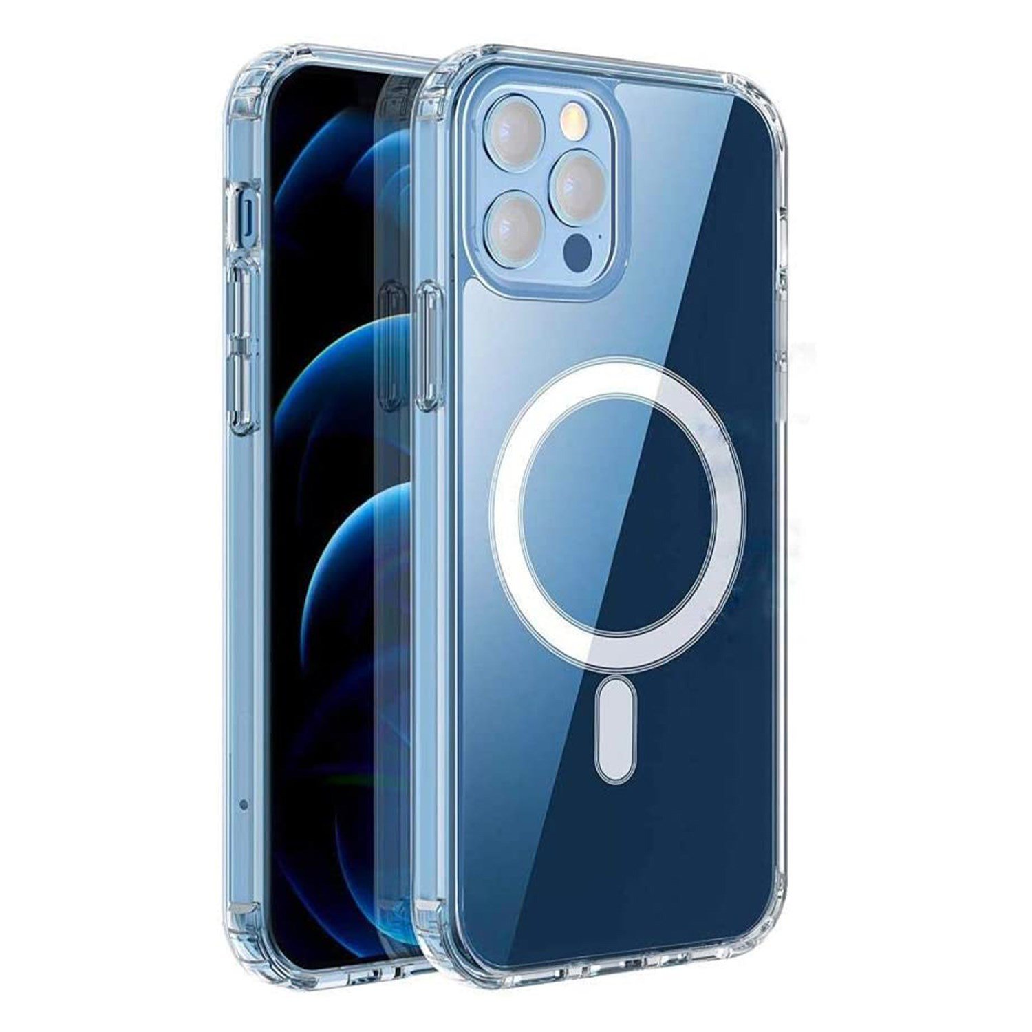 Nettech Apple iPhone 12 Pro Max Uyumlu MagSafe Kamera Korumalı Arka Koruma Kılıf NT-86892