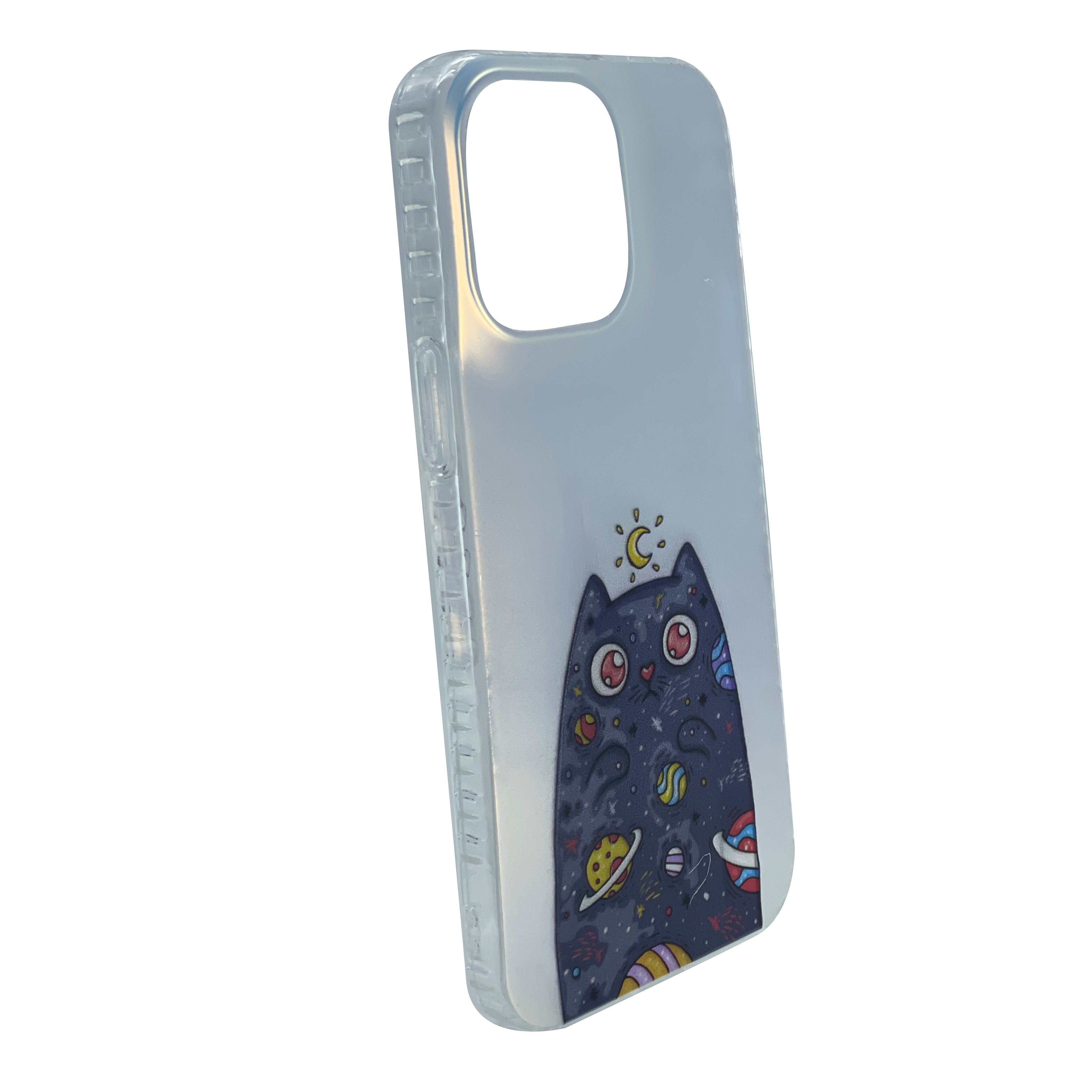 Nettech Apple iPhone 12 Pro Max Uyumlu Hologram Baskılı Arka Koruma Kılıf NT-103733