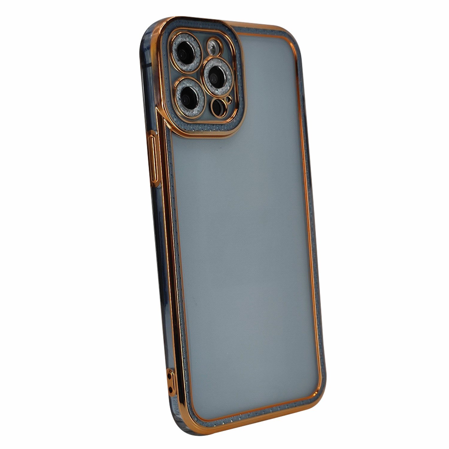 Nettech Apple iPhone 12 Pro Max Uyumlu Lüx Kristal Seri Arka Koruma Kılıf NT-97105