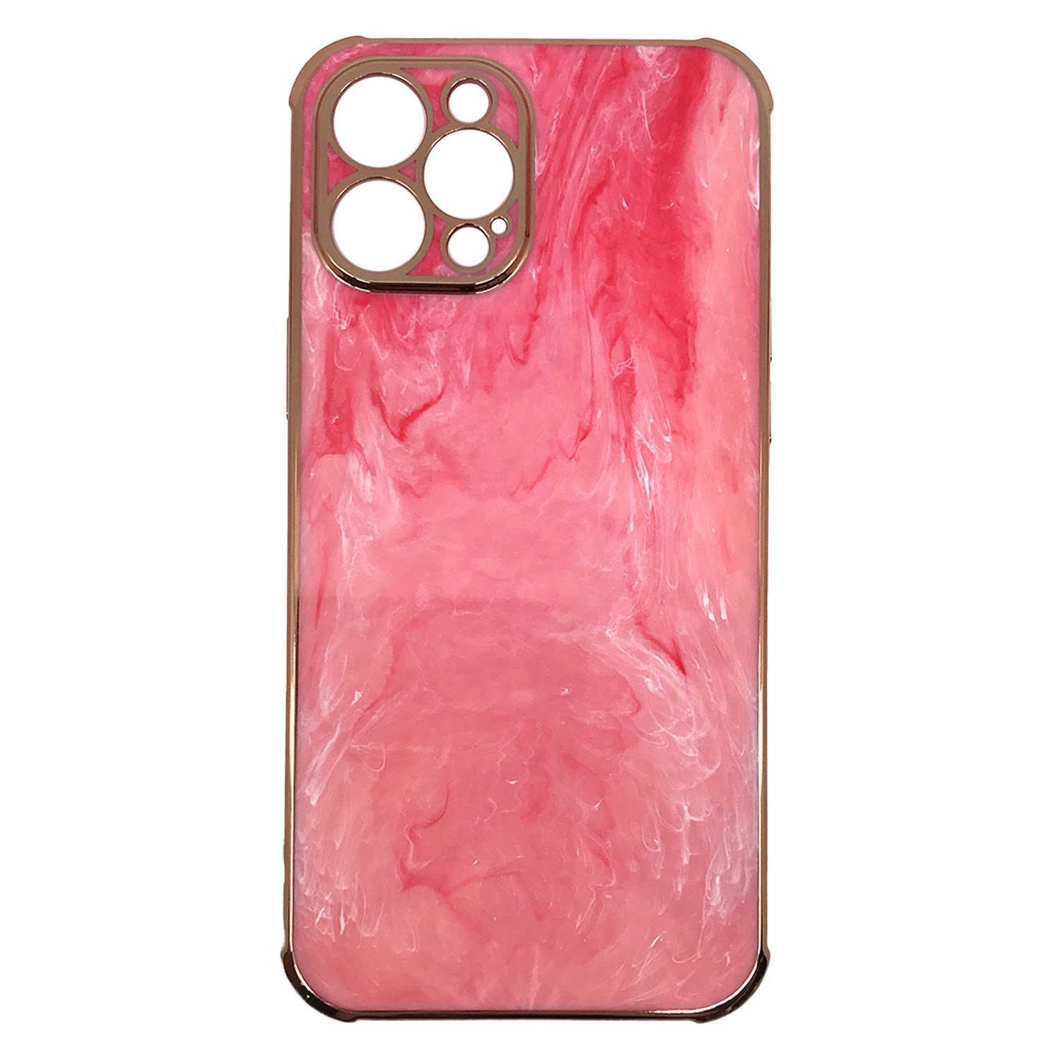 Nettech Apple iPhone 12 Pro Max Uyumlu Mermer Desenli Arka Koruma Kılıf NT-90052
