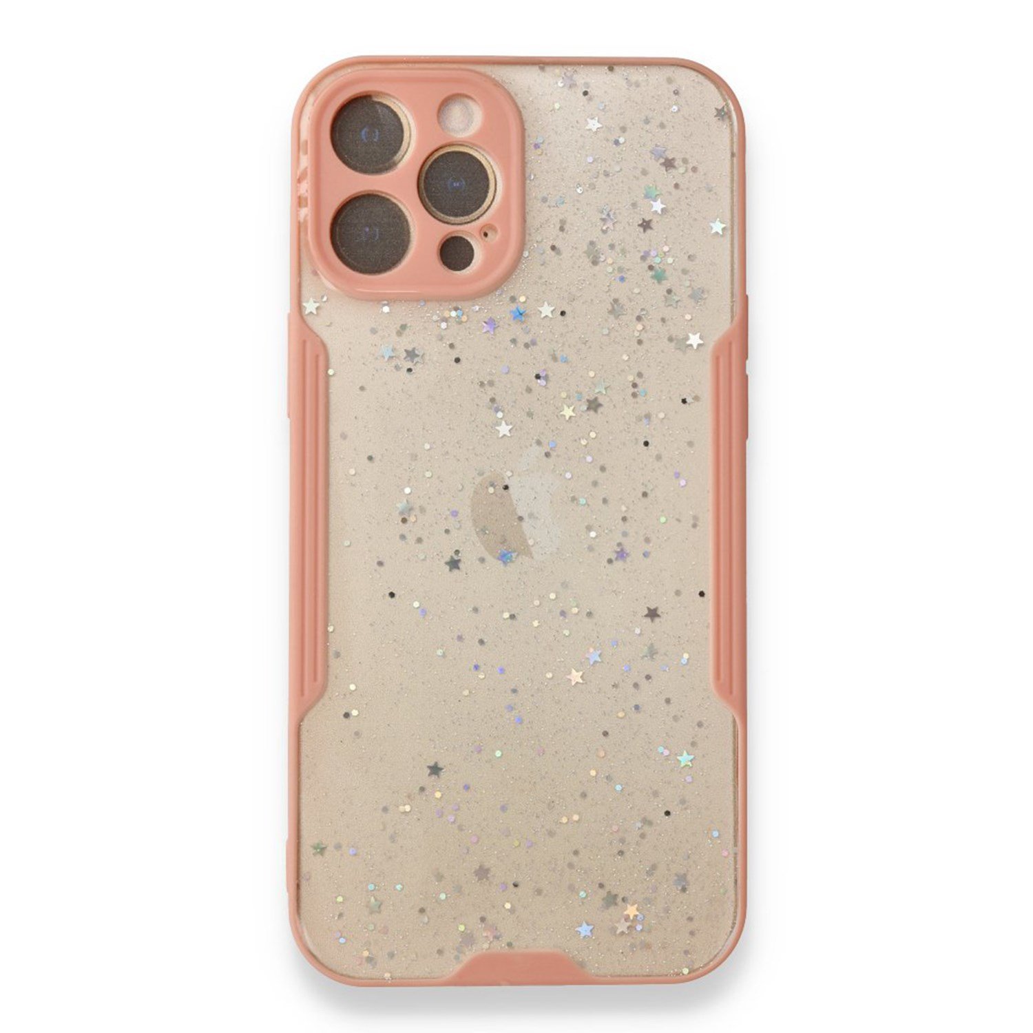 Nettech Apple iPhone 12 Pro Max Uyumlu Platin Simli Arka Koruma Kılıf NT-89591