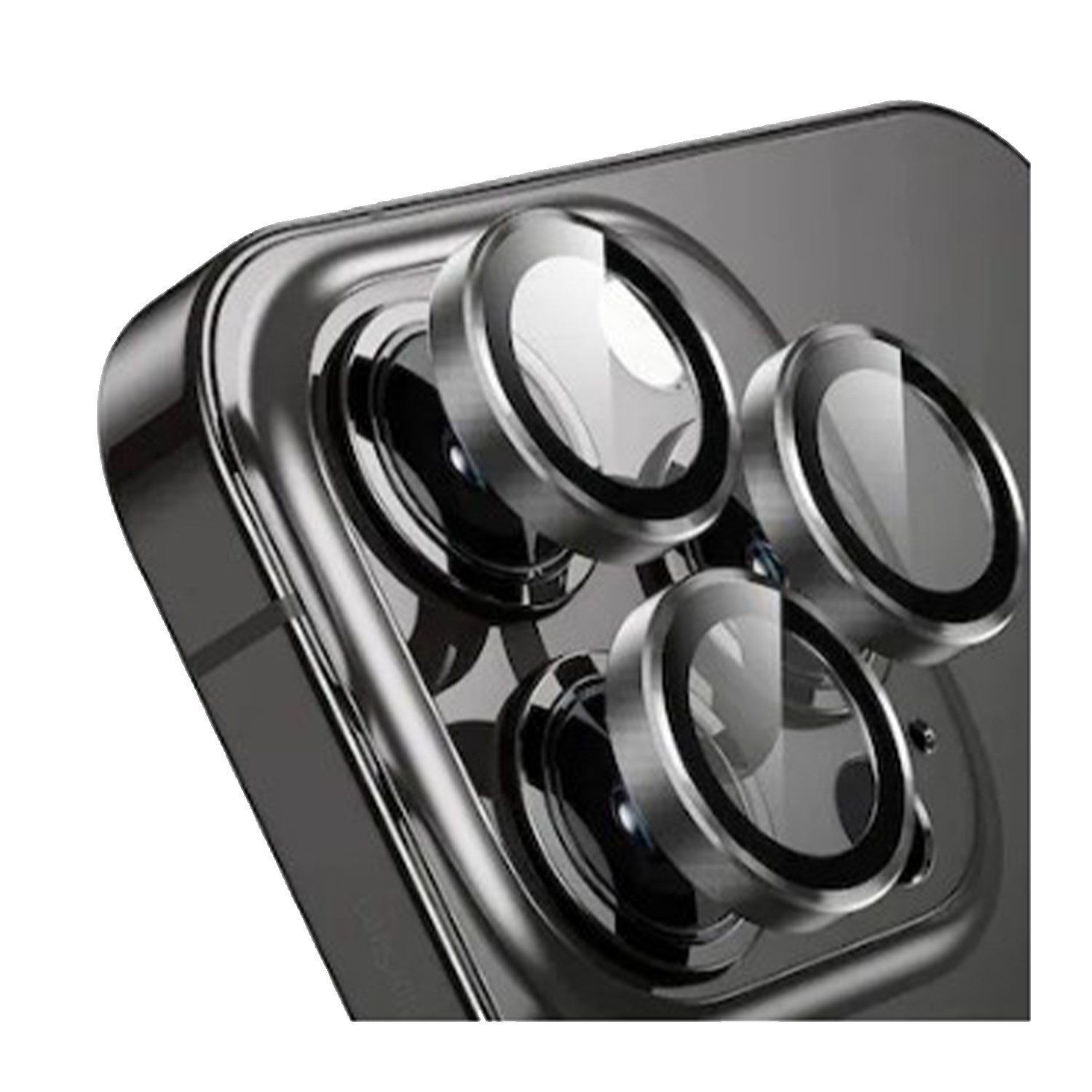 Nettech Apple iPhone 12 Pro Max Uyumlu Alüminyum Seri Kamera Cam Koruyucu NT-103528
