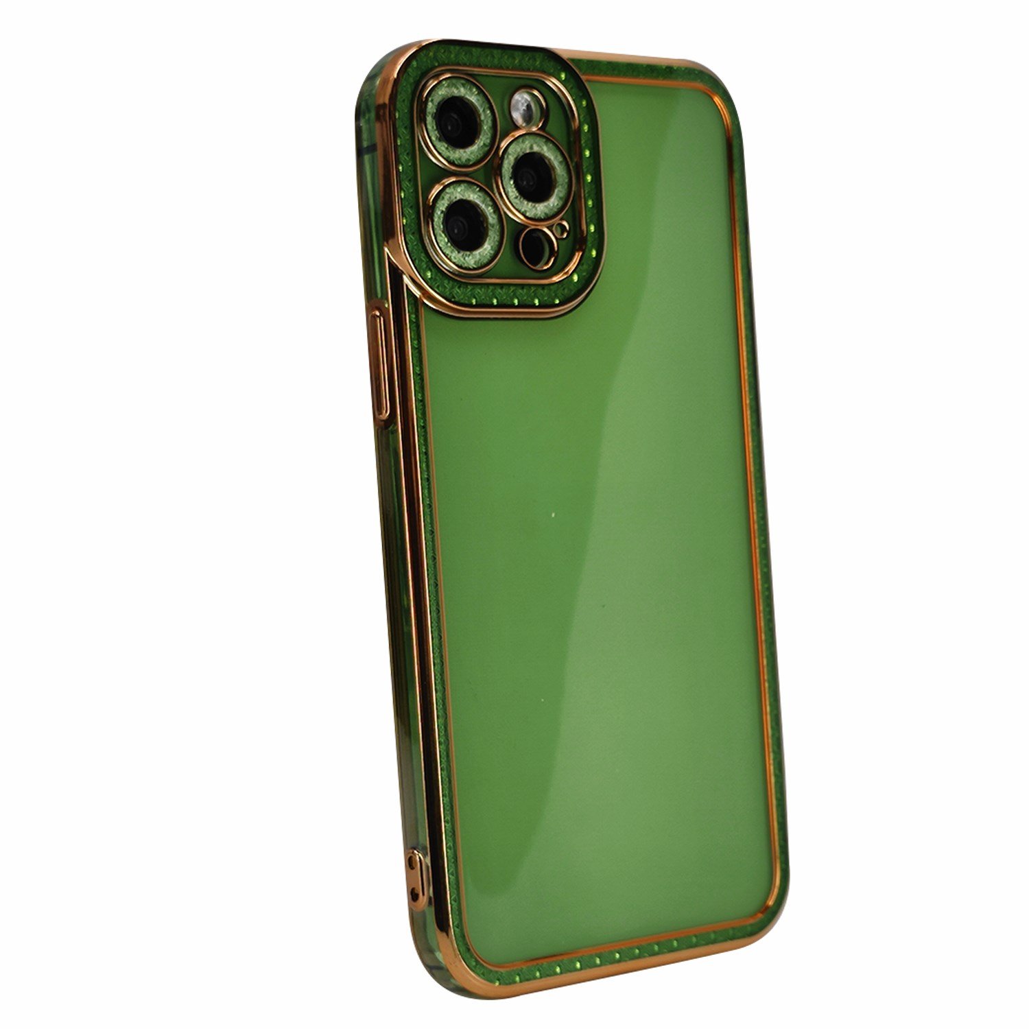 Nettech Apple iPhone 12 Pro Max Uyumlu Lüx Kristal Seri Arka Koruma Kılıf NT-97105