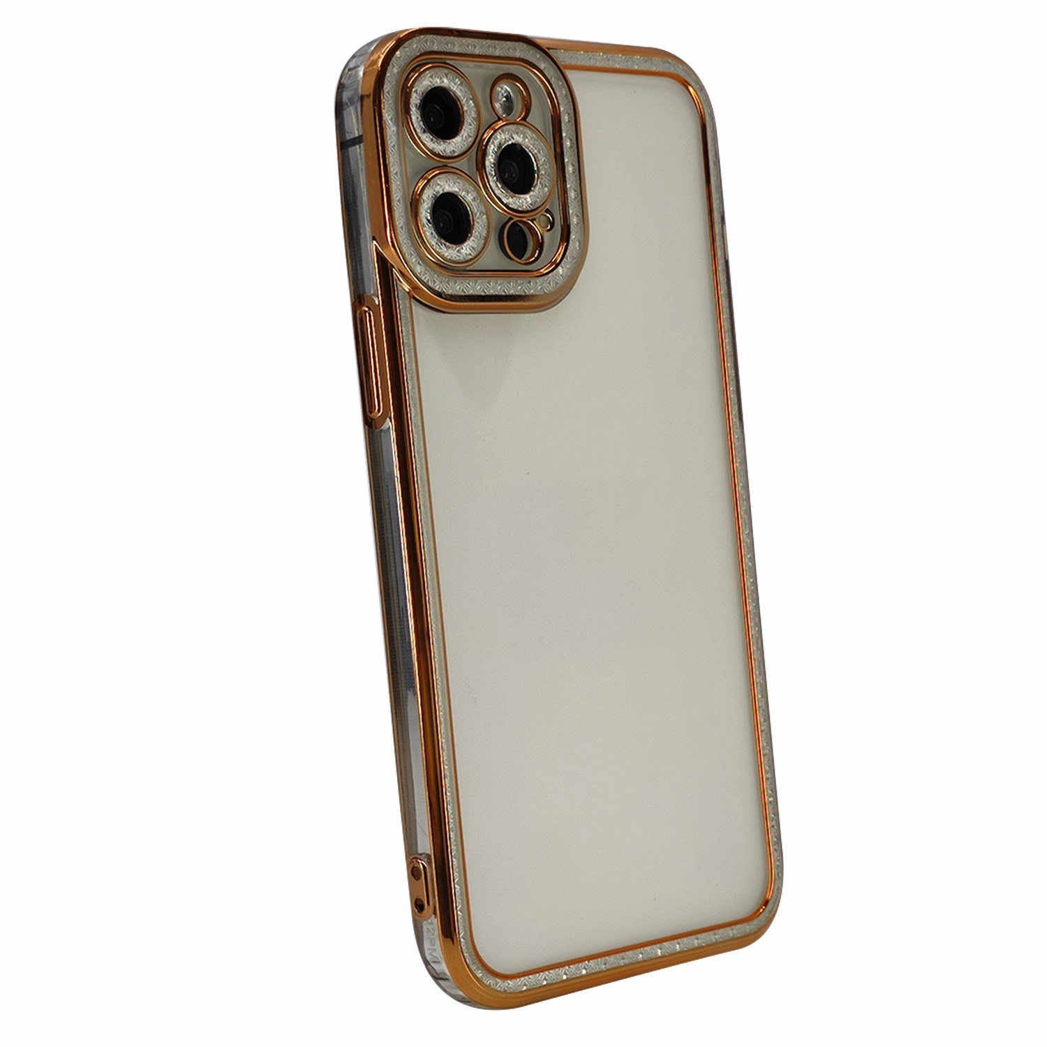 Nettech Apple iPhone 12 Pro Max Uyumlu Lüx Kristal Seri Arka Koruma Kılıf NT-97105