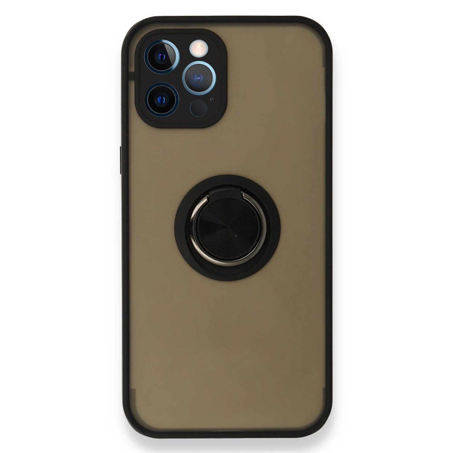 Nettech Apple iPhone 12 Pro Max Uyumlu Montreal Yüzüklü Arka Koruma Kılıf NT-84794