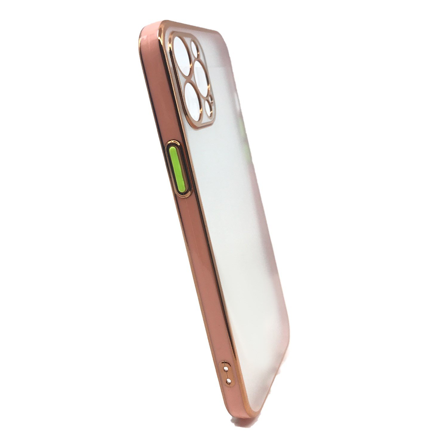 Nettech Apple iPhone 12 Pro Max Uyumlu Renkli Kenar Zone Seri Arka Koruma Kılıf NT-89779
