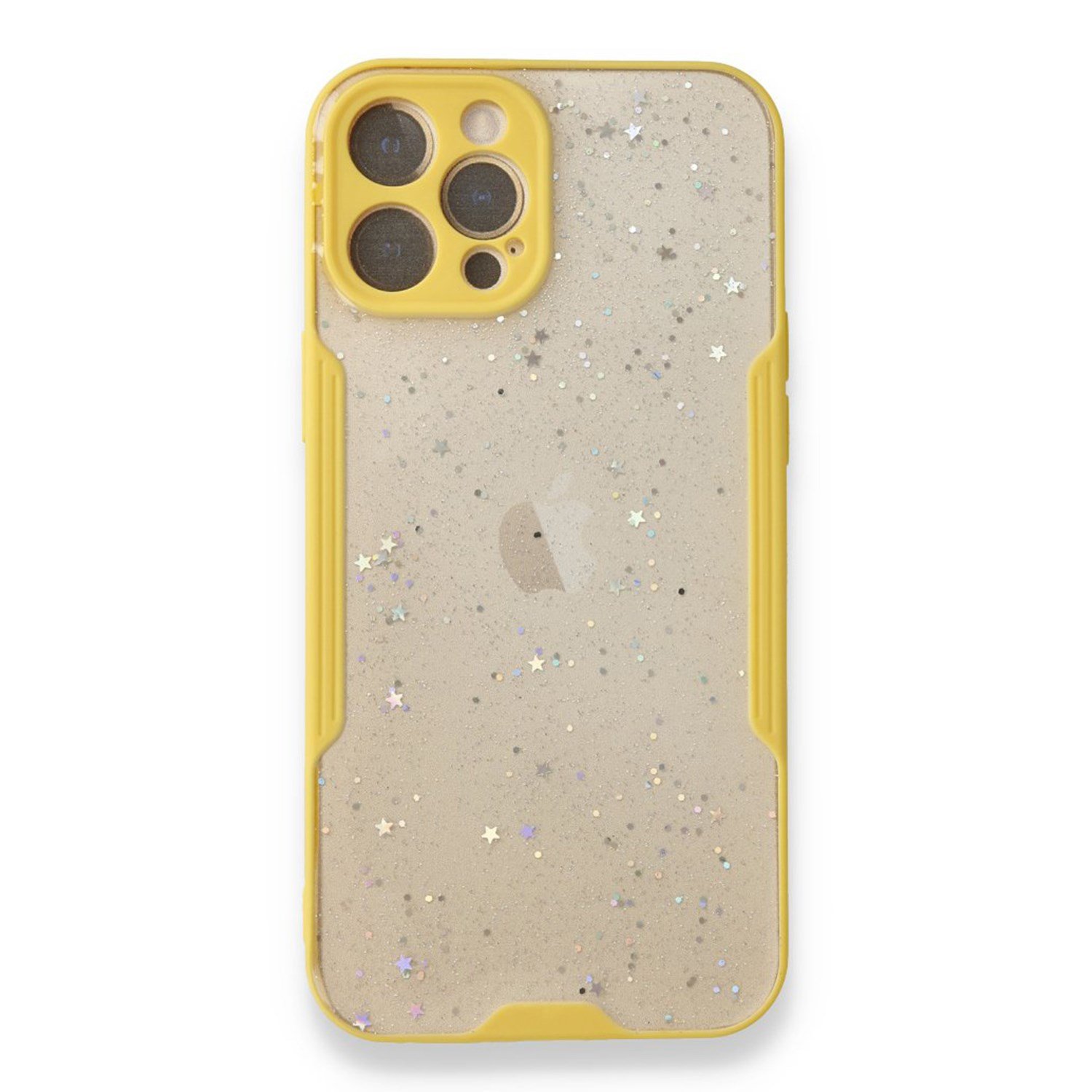 Nettech Apple iPhone 12 Pro Max Uyumlu Platin Simli Arka Koruma Kılıf NT-89591