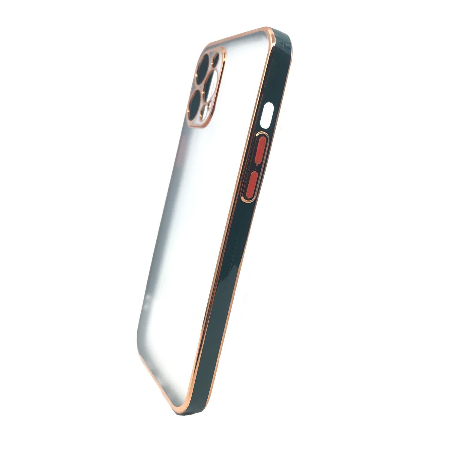 Nettech Apple iPhone 12 Pro Max Uyumlu Renkli Kenar Zone Seri Arka Koruma Kılıf NT-89779
