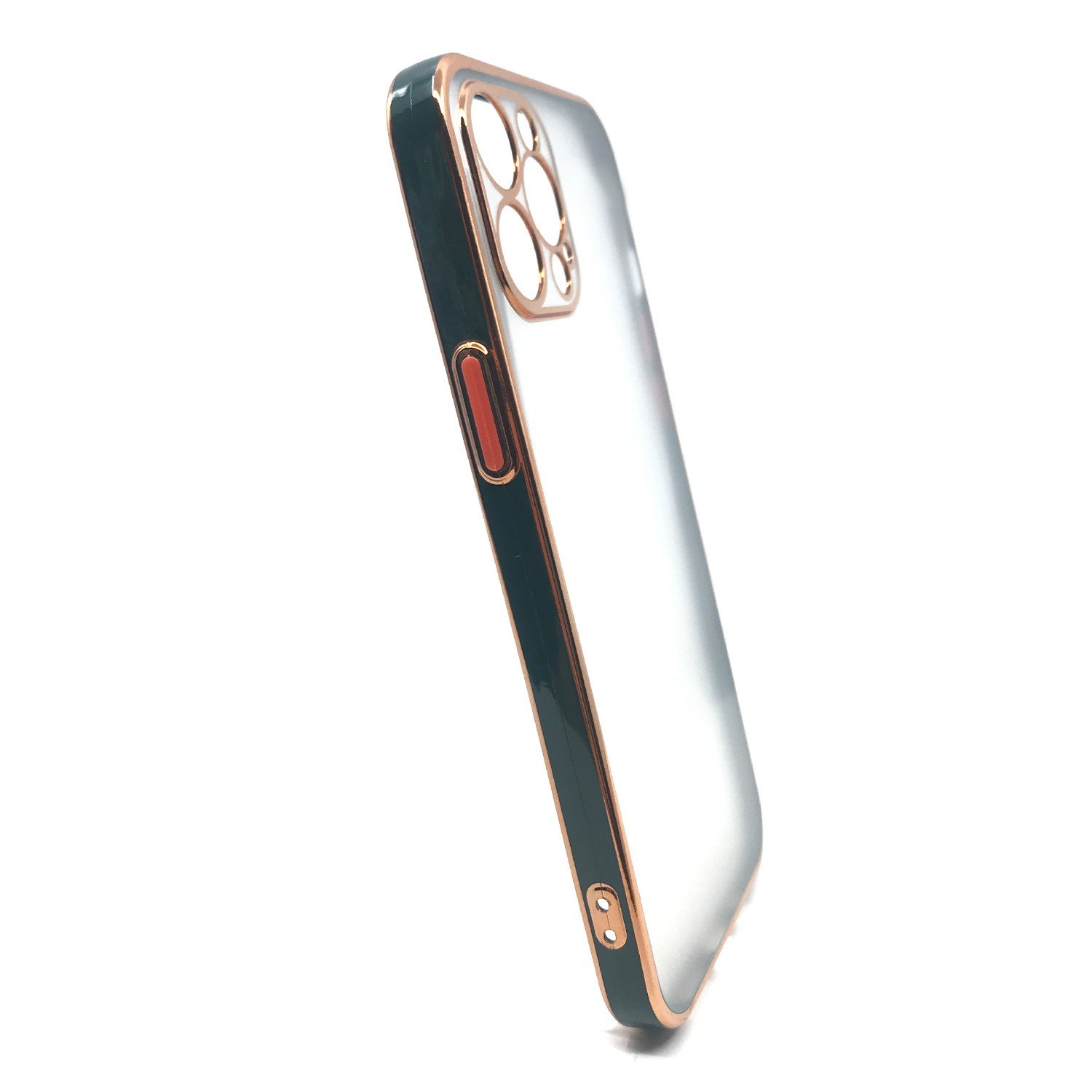 Nettech Apple iPhone 12 Pro Max Uyumlu Renkli Kenar Zone Seri Arka Koruma Kılıf NT-89779