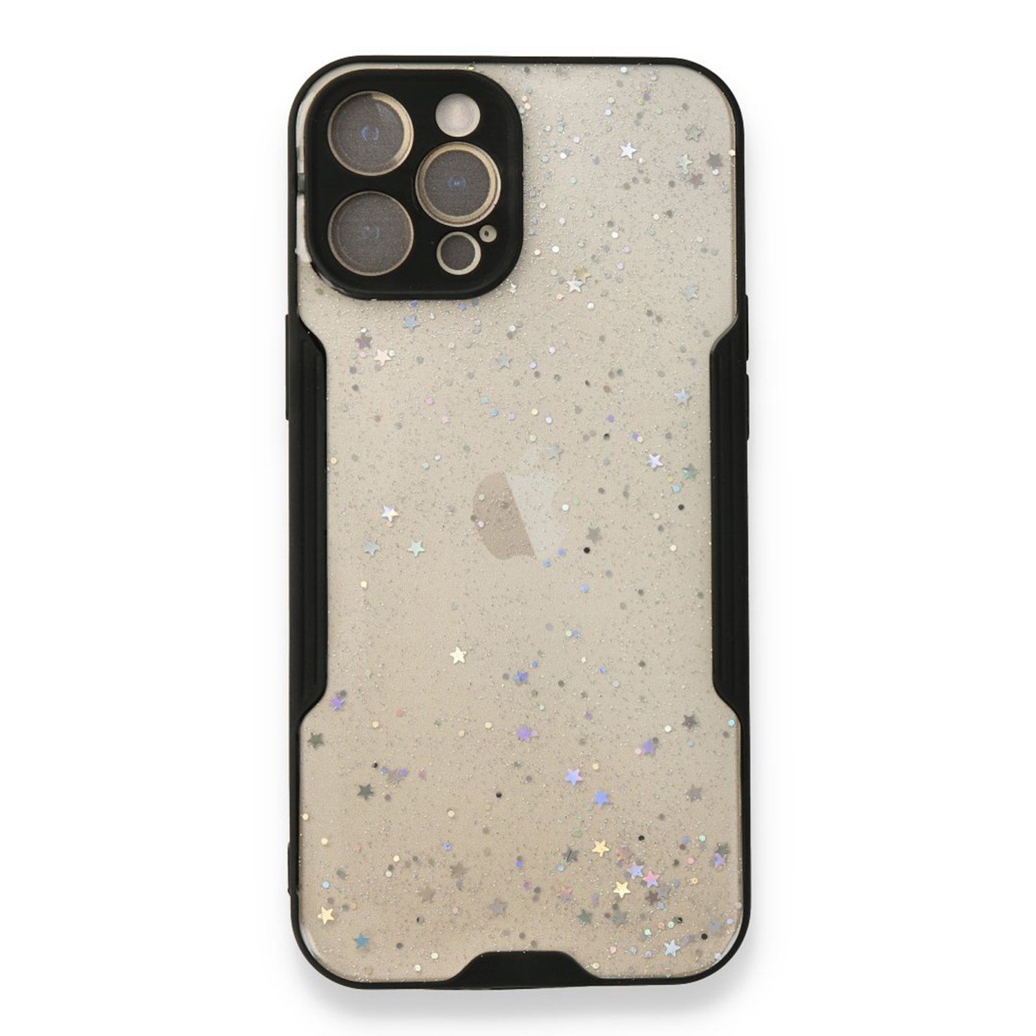 Nettech Apple iPhone 12 Pro Max Uyumlu Platin Simli Arka Koruma Kılıf NT-89591