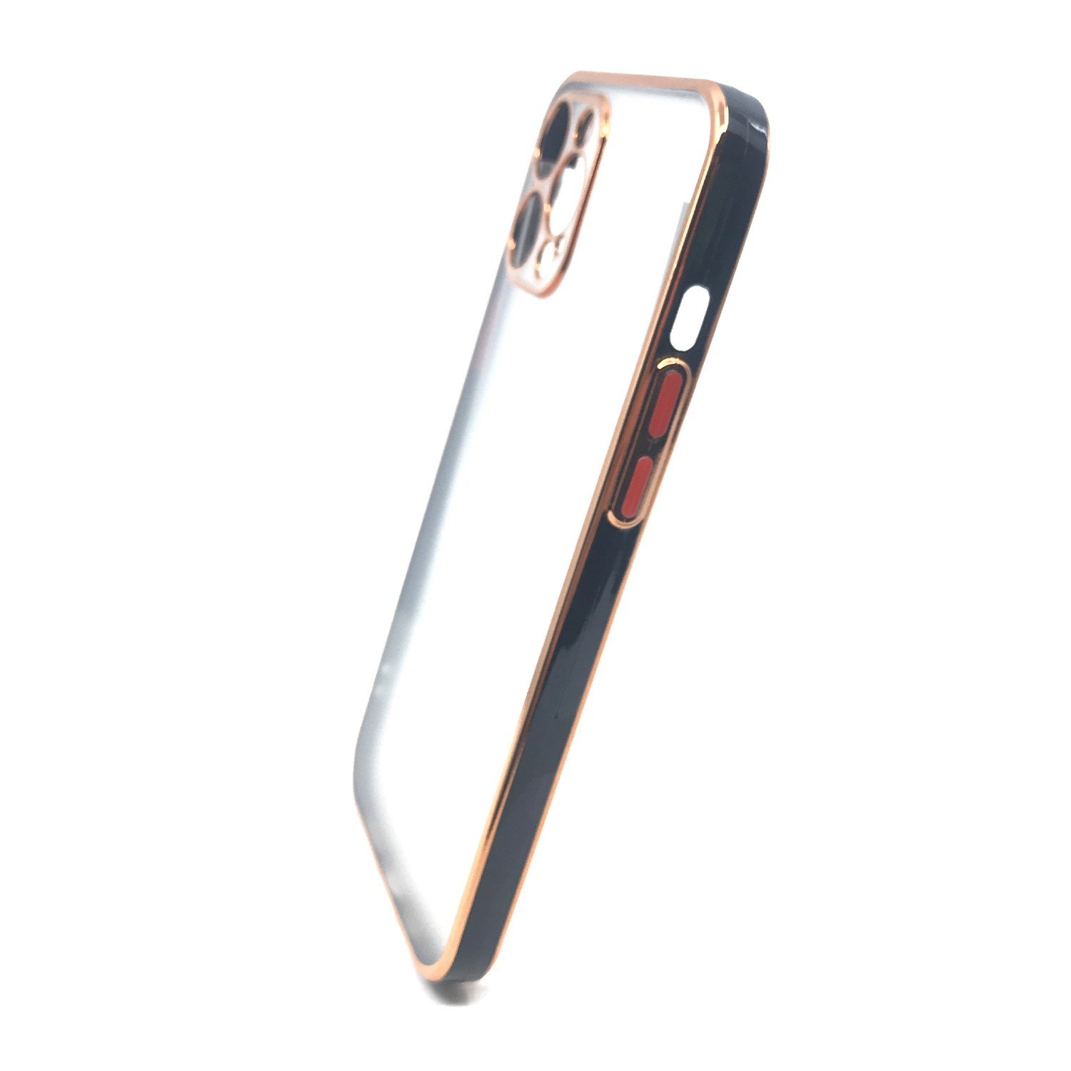 Nettech Apple iPhone 12 Pro Max Uyumlu Renkli Kenar Zone Seri Arka Koruma Kılıf NT-89779