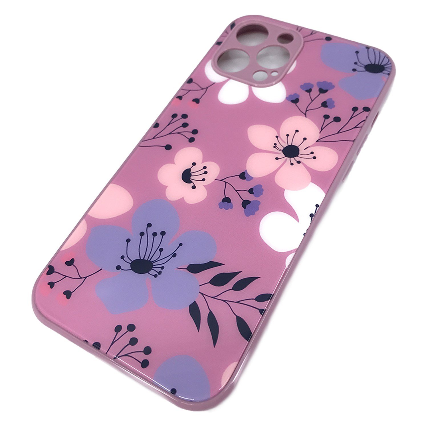 Nettech Apple iPhone 12 Pro Max Uyumlu Laser Baskı Desenli Arka Koruma Kılıf NT-87856