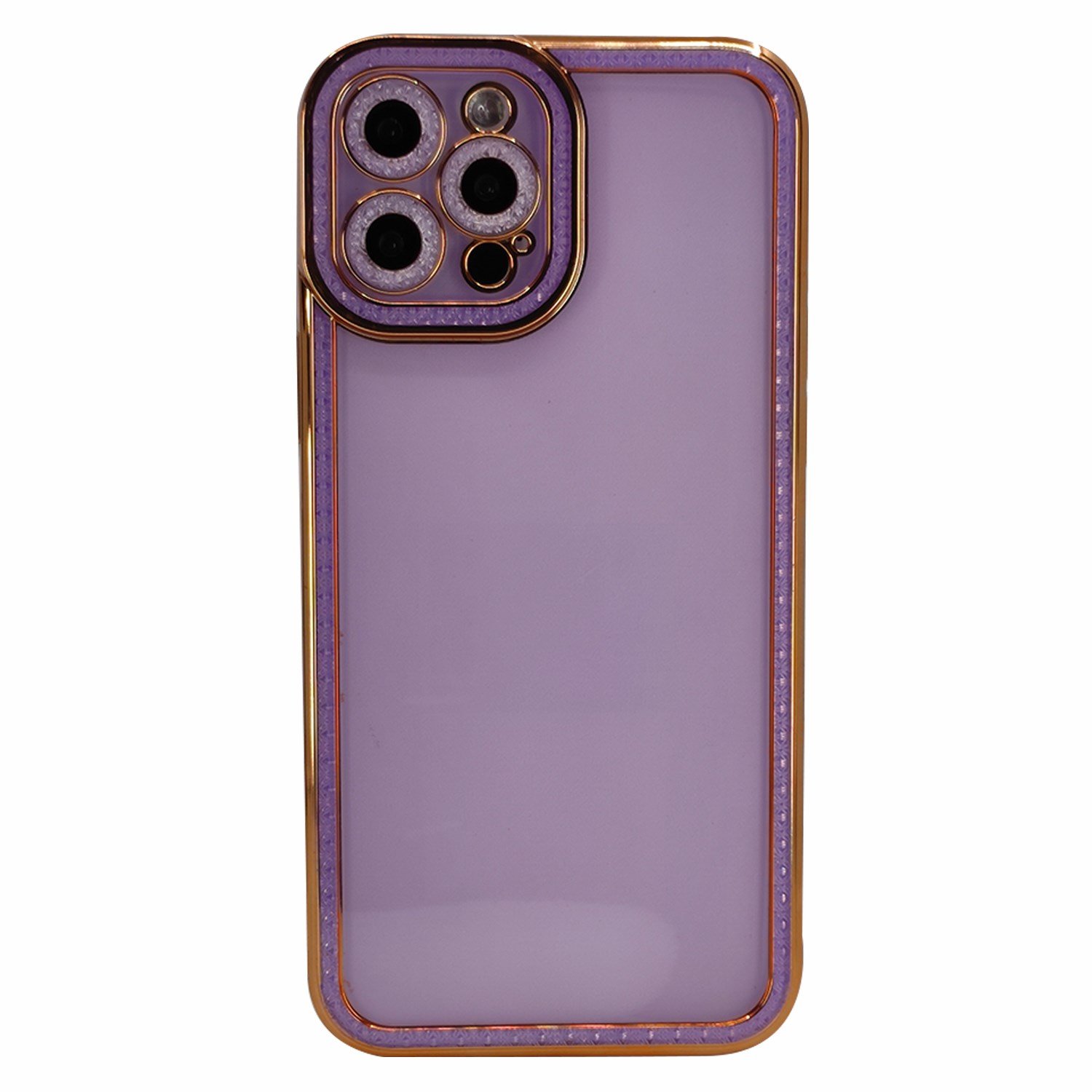 Nettech Apple iPhone 12 Pro Max Uyumlu Lüx Kristal Seri Arka Koruma Kılıf NT-97105