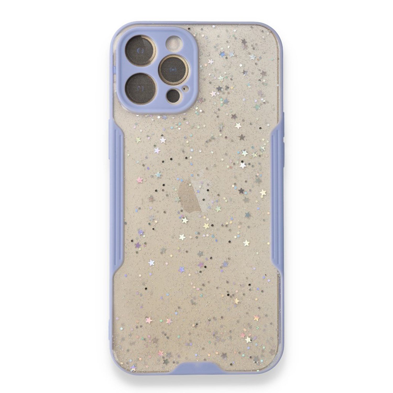 Nettech Apple iPhone 12 Pro Max Uyumlu Platin Simli Arka Koruma Kılıf NT-89591