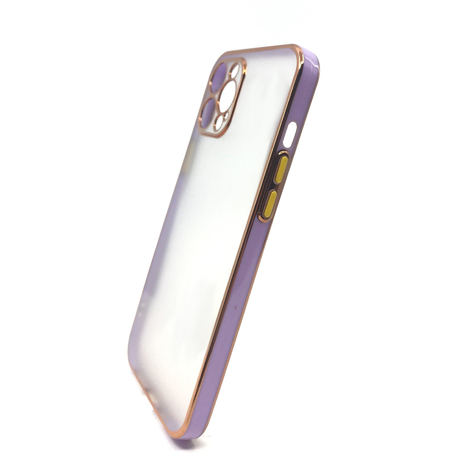 Nettech Apple iPhone 12 Pro Max Uyumlu Renkli Kenar Zone Seri Arka Koruma Kılıf NT-89779
