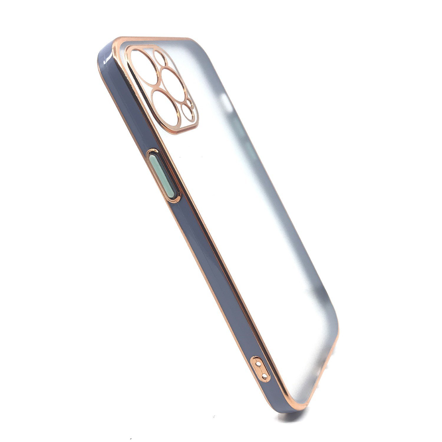 Nettech Apple iPhone 12 Pro Max Uyumlu Renkli Kenar Zone Seri Arka Koruma Kılıf NT-89779