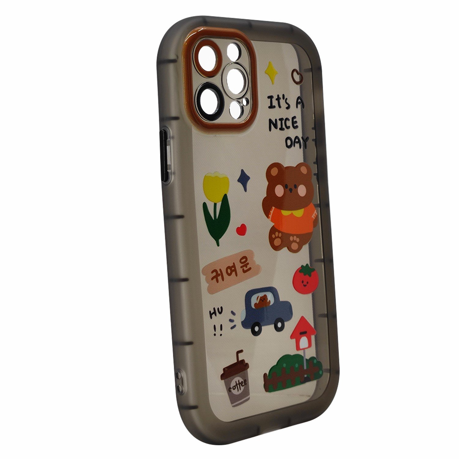 Nettech Apple iPhone 12 Pro Uyumlu Gif Seri Arka Koruma Kılıf NT-97247