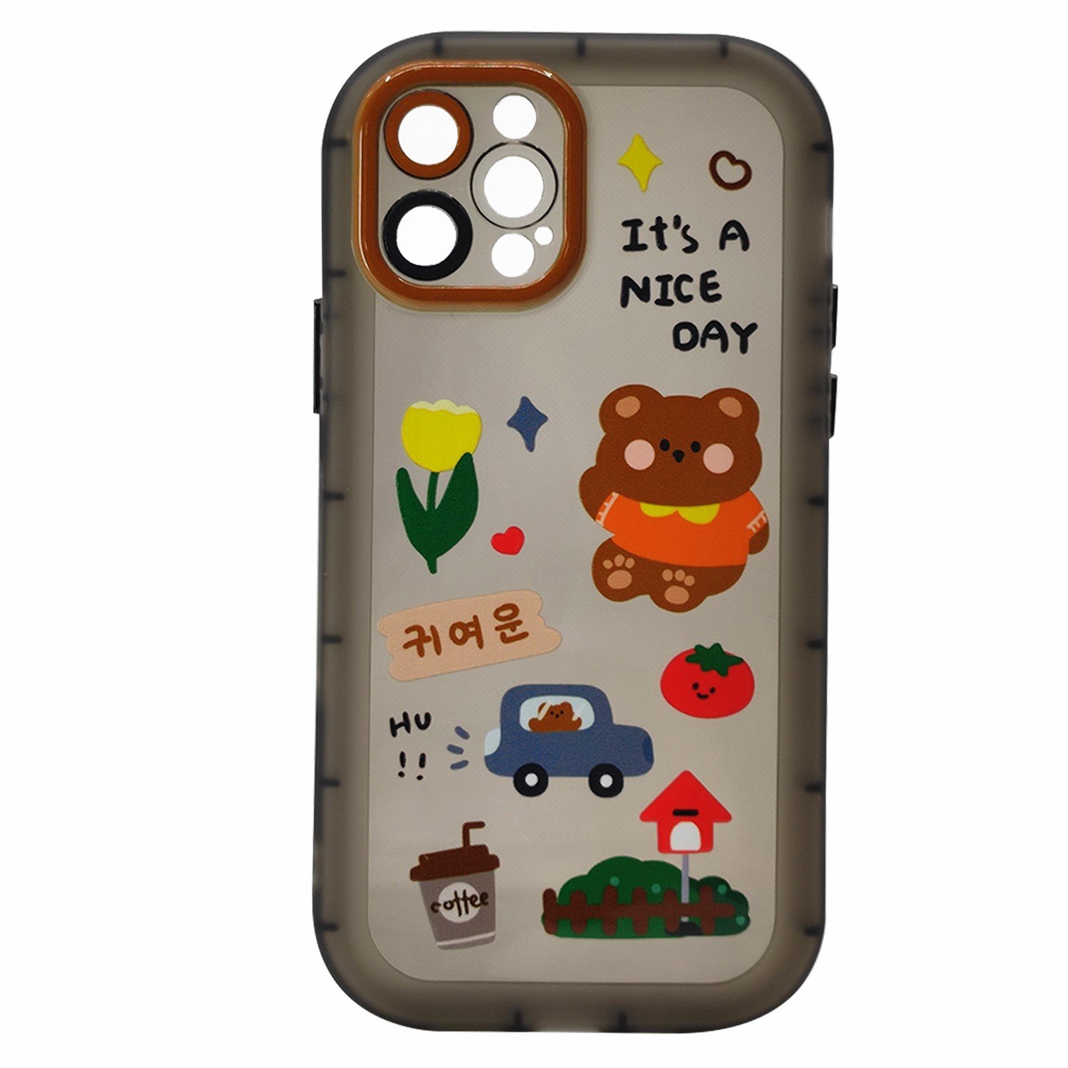 Nettech Apple iPhone 12 Pro Uyumlu Gif Seri Arka Koruma Kılıf NT-97247