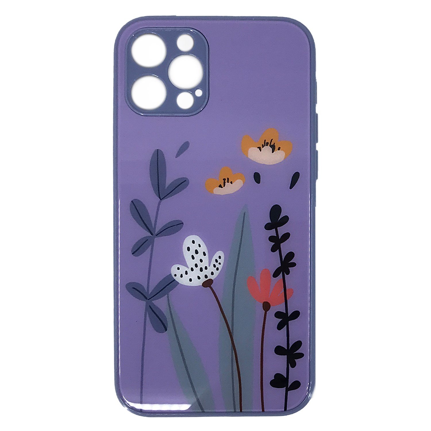 Nettech Apple iPhone 12 Pro Uyumlu Laser Baskı Desenli Arka Koruma Kılıf NT-87855