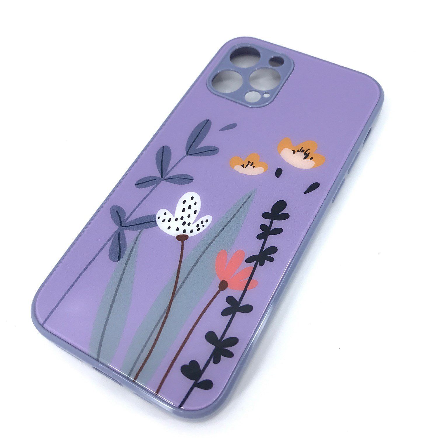 Nettech Apple iPhone 12 Pro Uyumlu Laser Baskı Desenli Arka Koruma Kılıf NT-87855