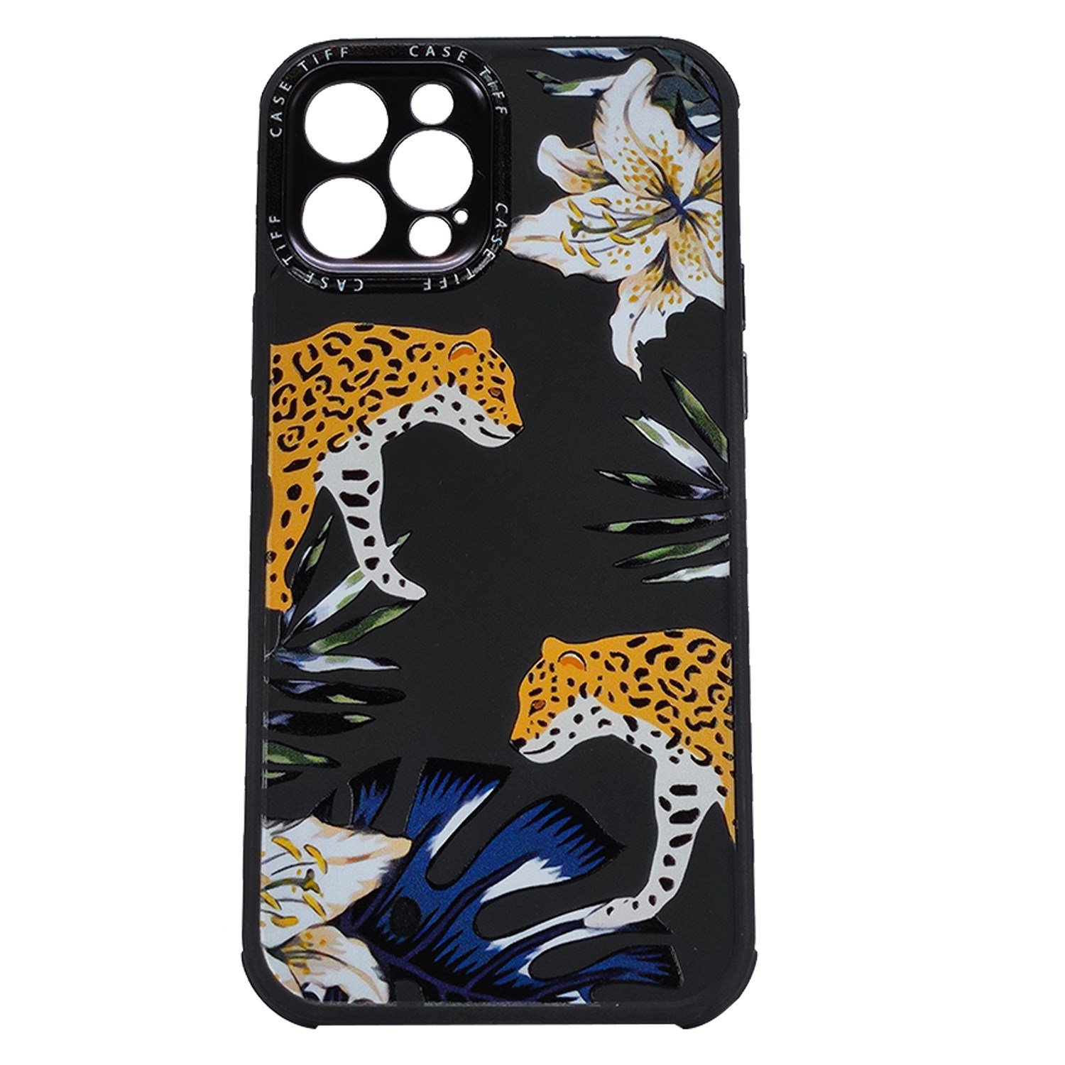 Nettech Apple iPhone 12 Pro Uyumlu Lopard Desen Seri Arka Koruma Kılıf NT-87957