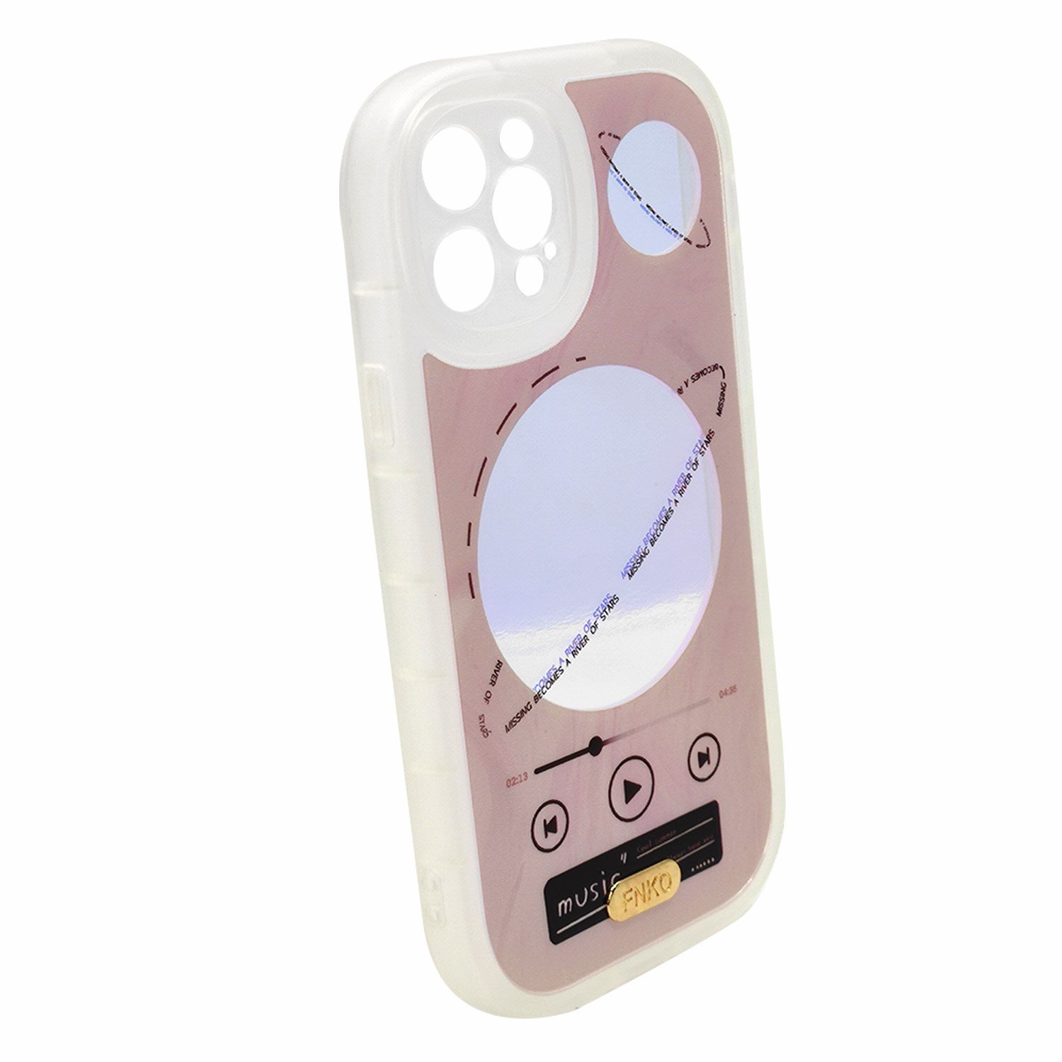 Nettech Apple iPhone 12 Pro Uyumlu Şeffaf Desenli Arka Koruma Kılıf NT-97023
