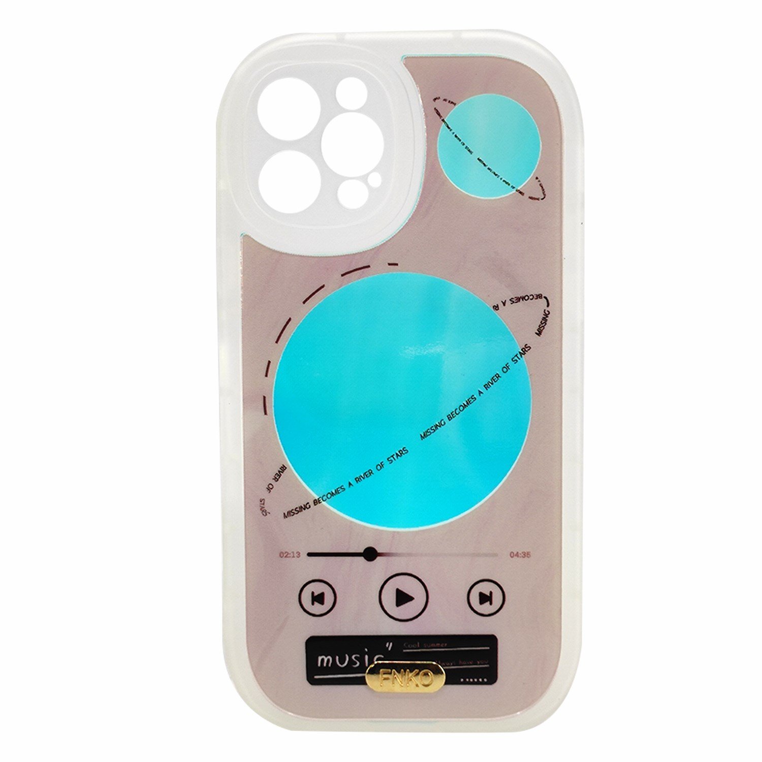 Nettech Apple iPhone 12 Pro Uyumlu Şeffaf Desenli Arka Koruma Kılıf NT-97023