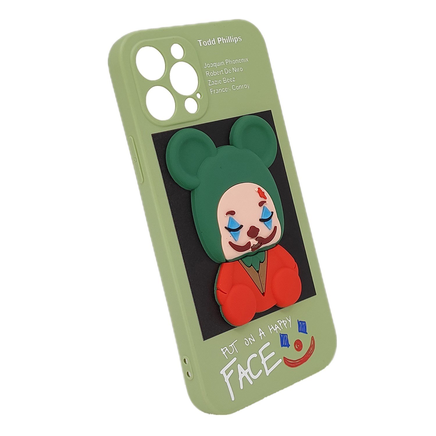 Nettech Apple iPhone 12 Pro Uyumlu Three D Case Seri Arka Koruma Kılıf NT-95089